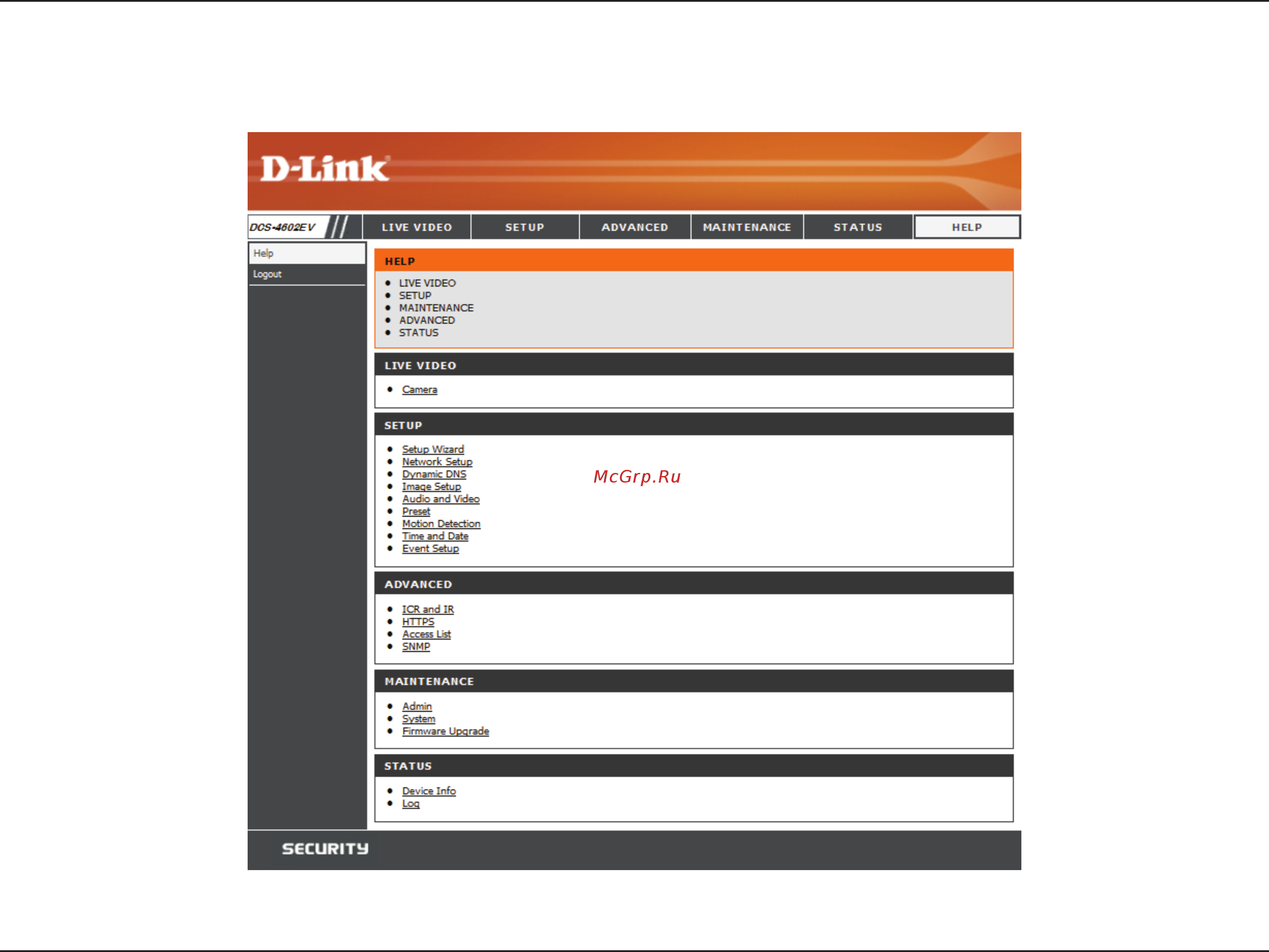 D-Link DCS-4603 [52/66] Section 3 configuration