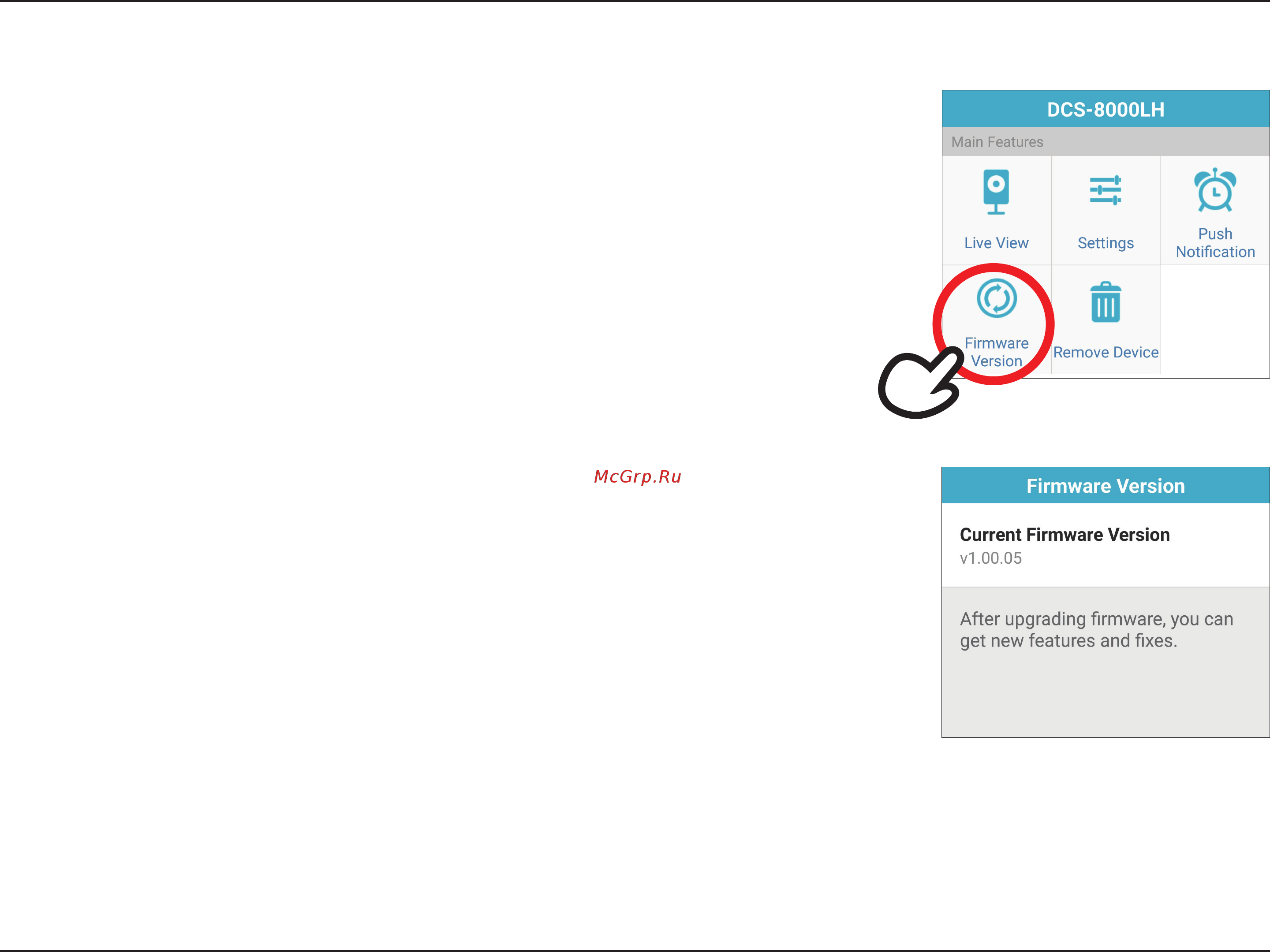 D-Link DCS-8000LH [25/49] Firmware version