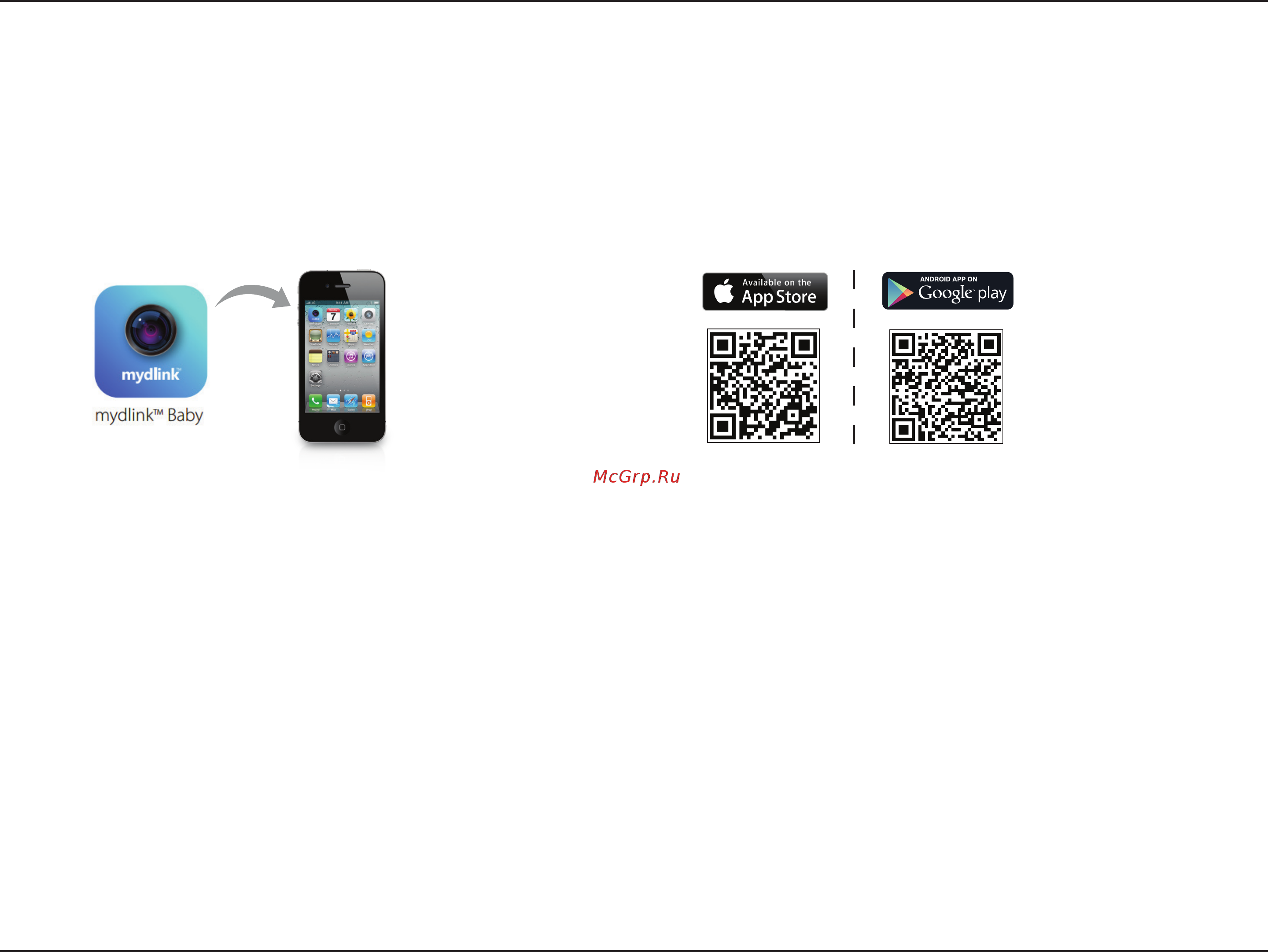 D-Link DCS-825L [17/46] Download the mydlink baby app