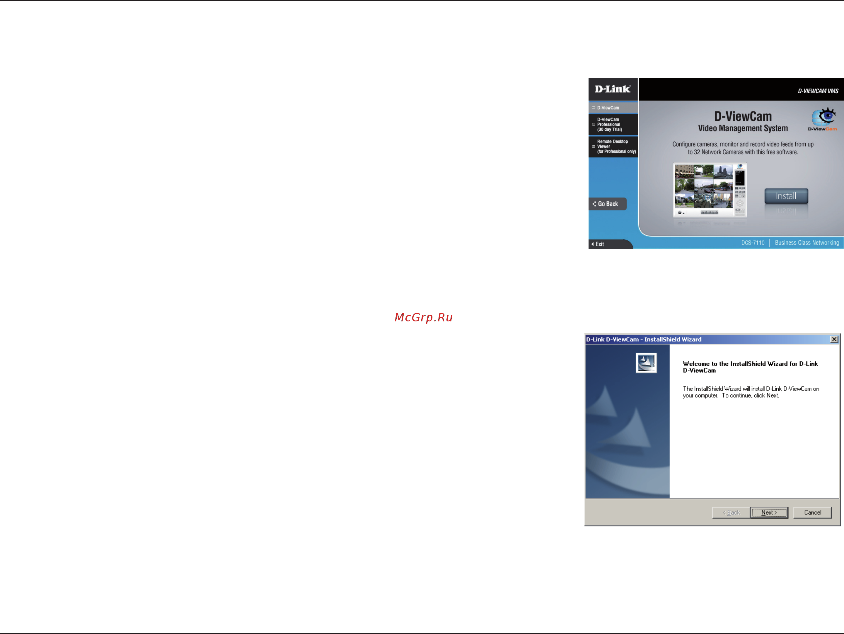 D-Link DCS-7110 rev.Ах [22/77] D viewcam setup wizard