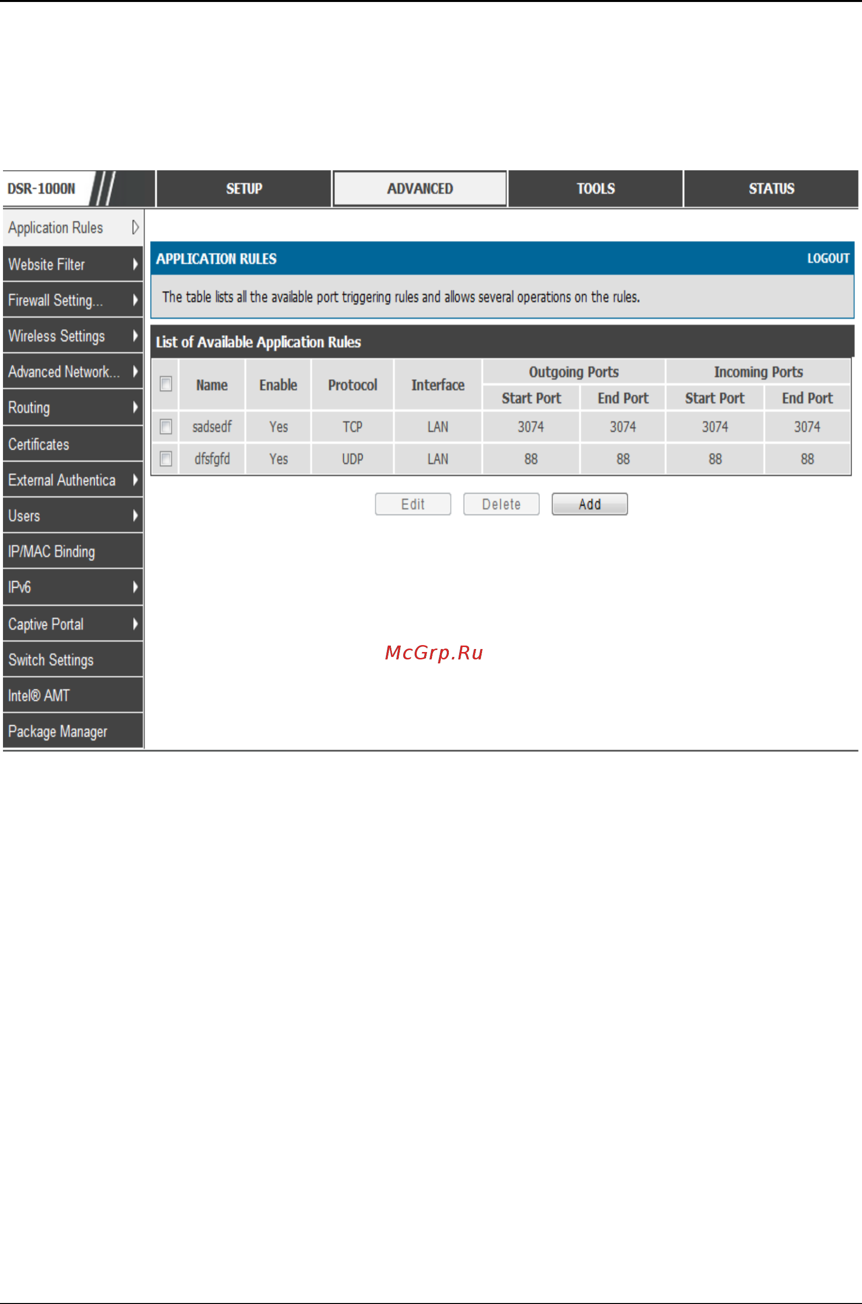 D-Link DSR-150 [104/274] Content filtering