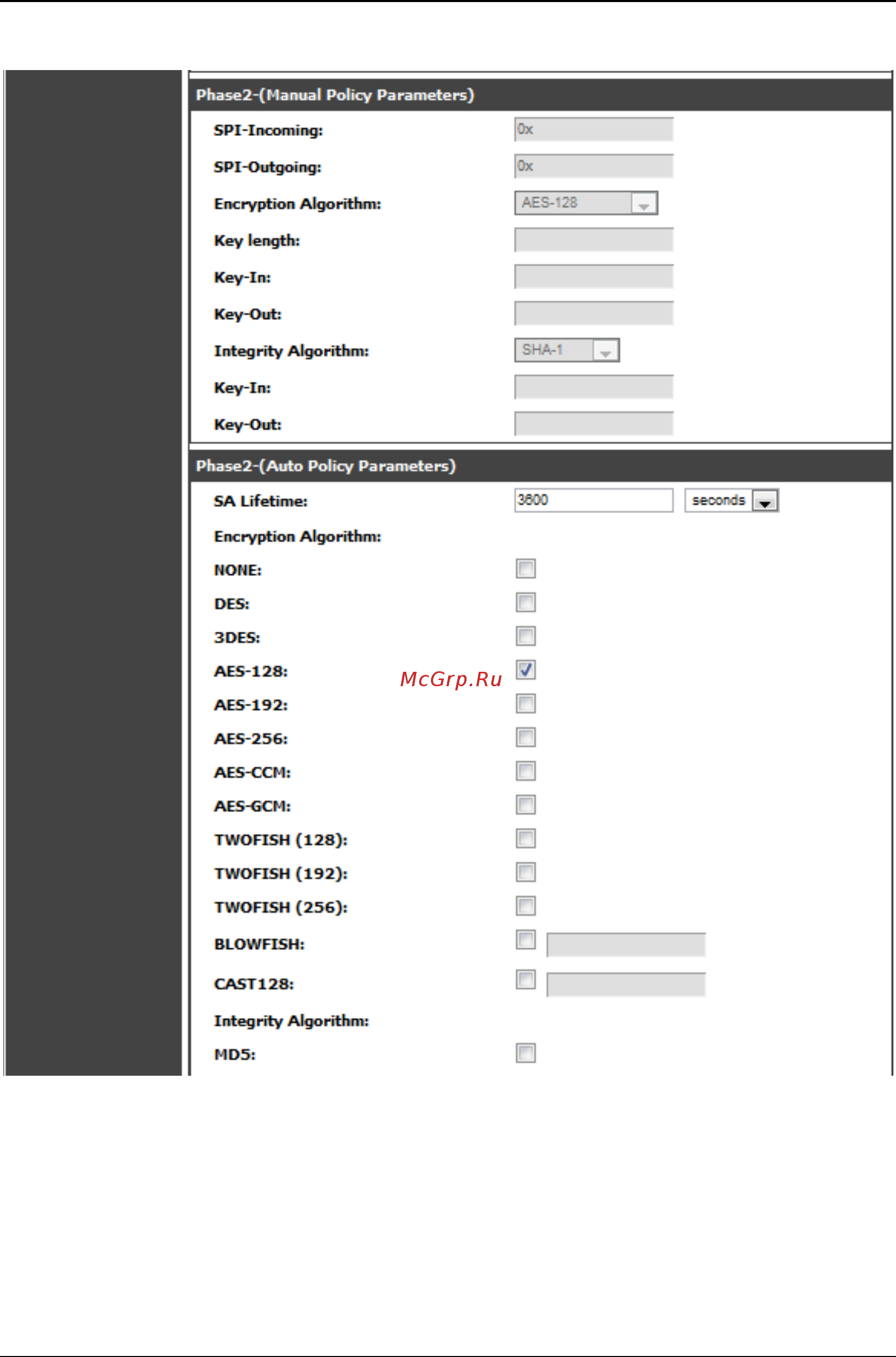 D-Link DSR-150 [121/274] Extended authentication xauth