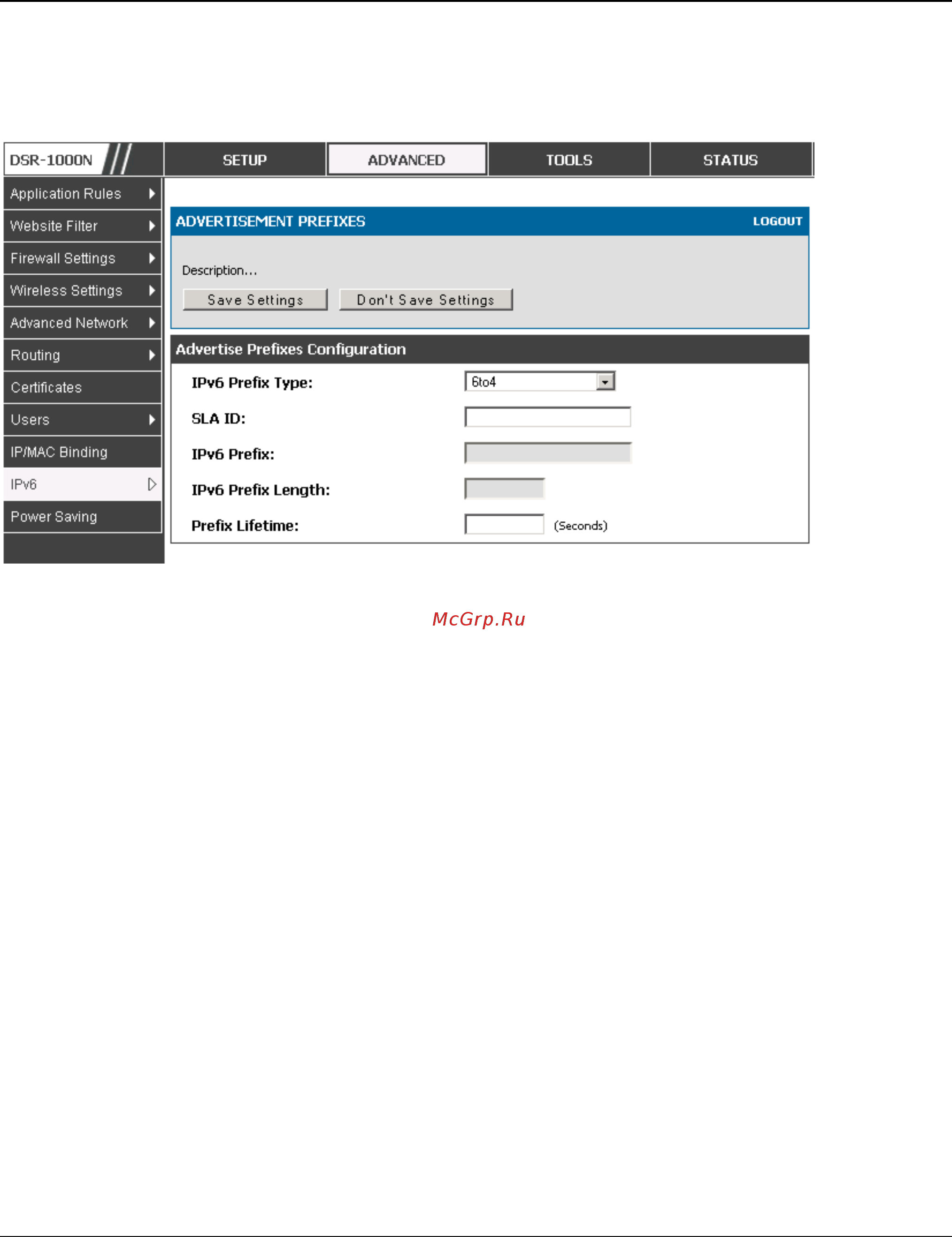 D-Link DSR-150 [24/274] Vlan configuration