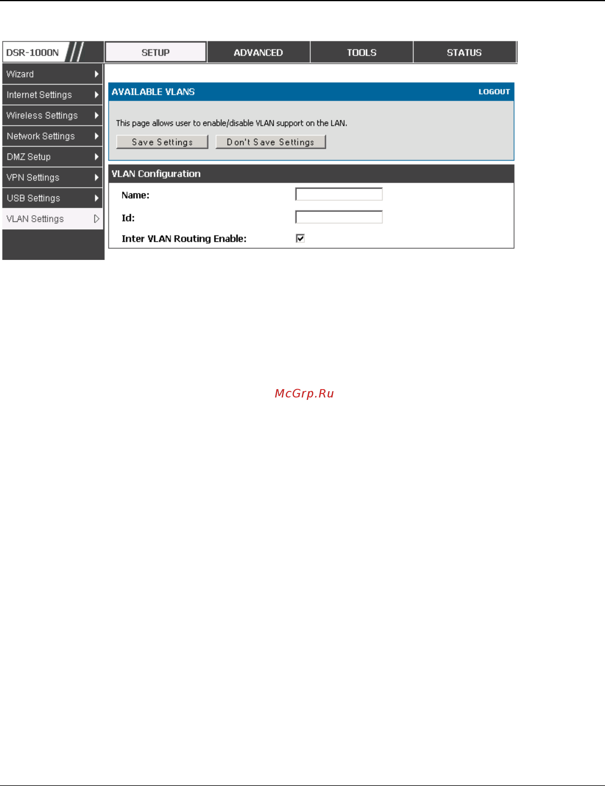 D-Link DSR-150 [25/274] Associating vlans to ports
