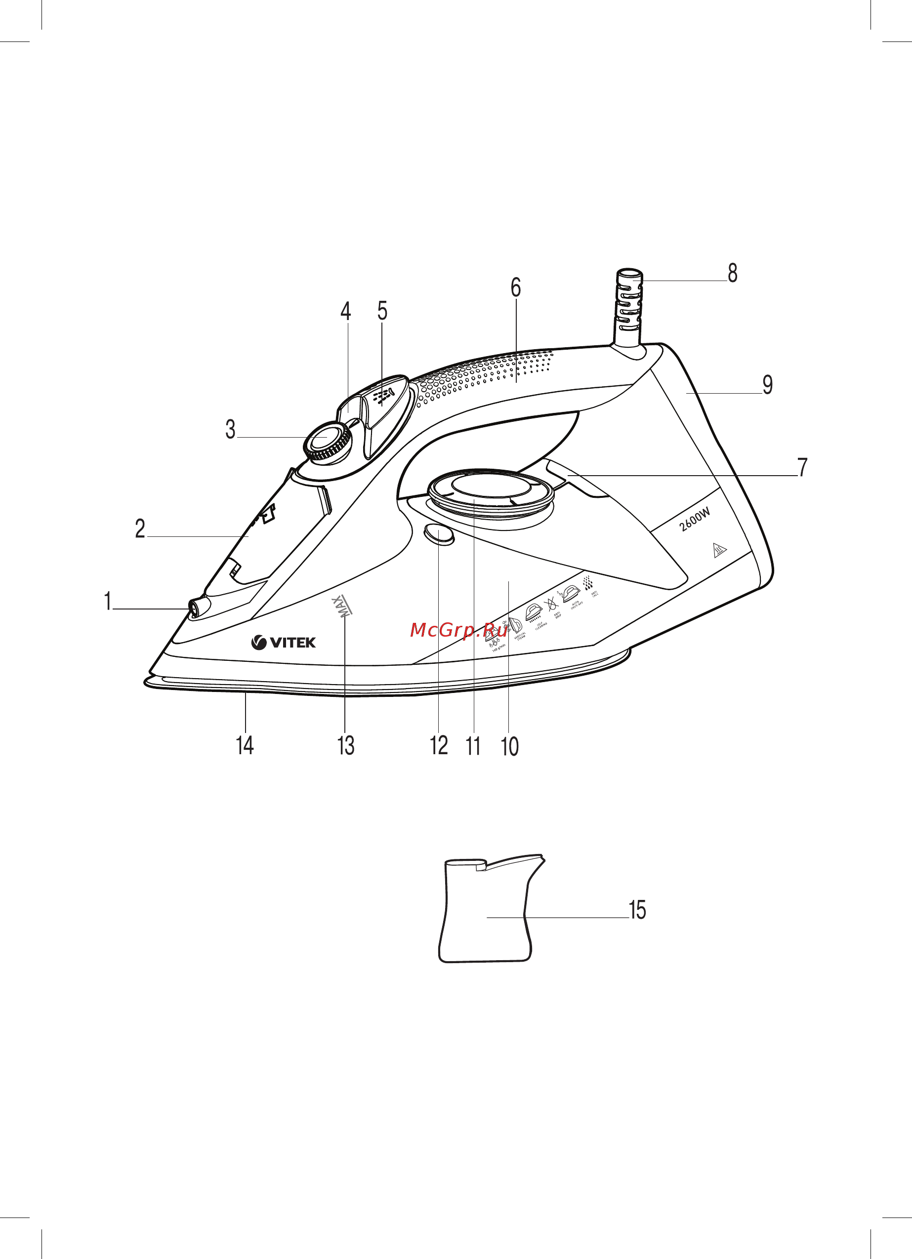 Vitek VT-8321 Инструкция по эксплуатации онлайн [2/32] 386232