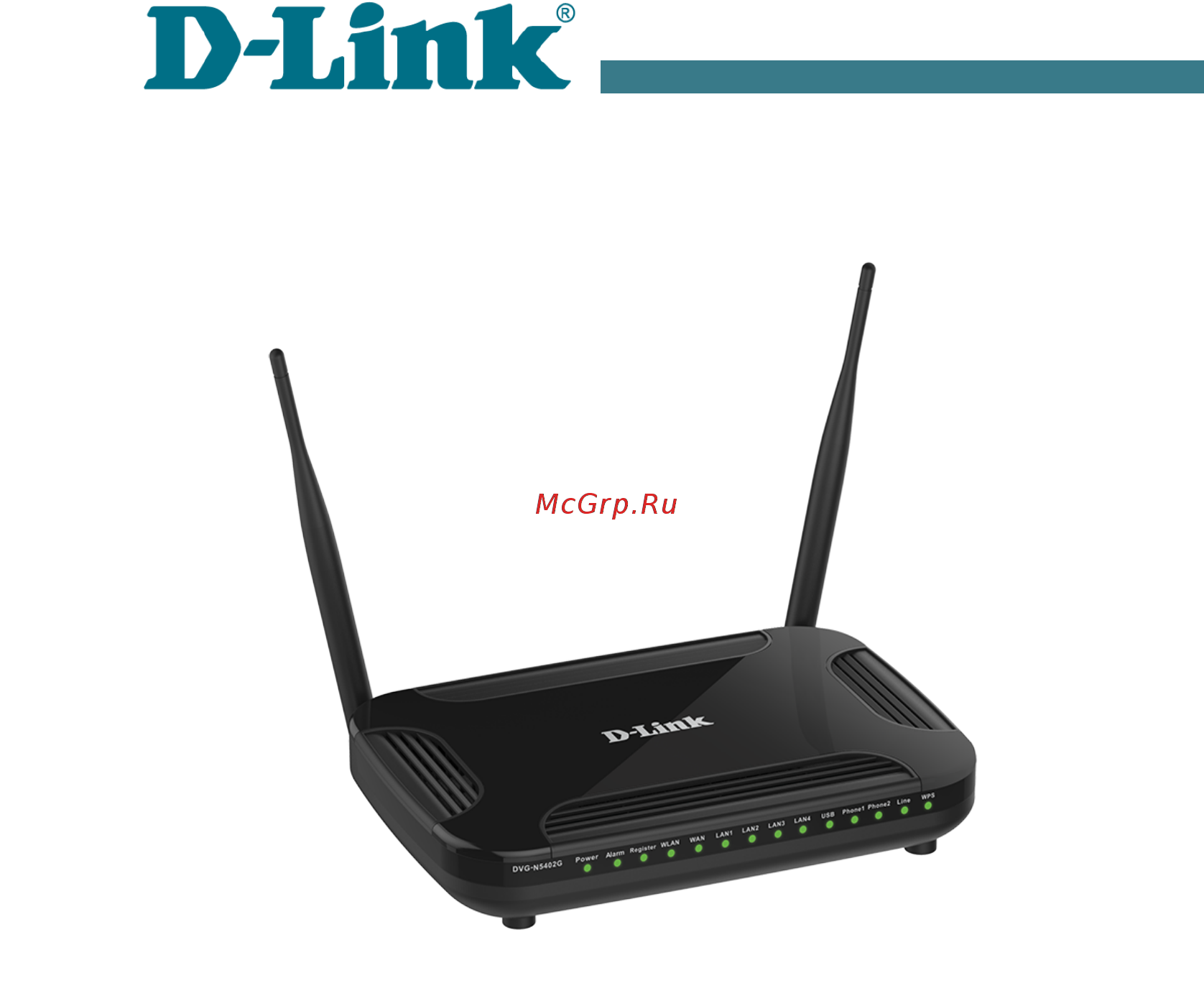 D-Link DVG-N5402G Краткое руководство по установке онлайн