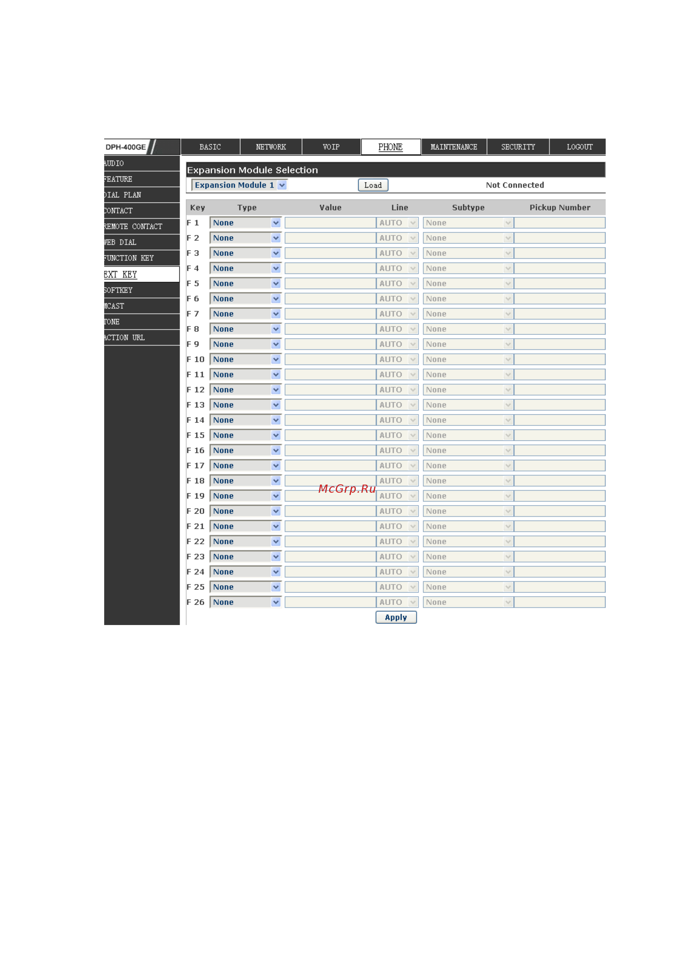 D-Link DPH-400GE [78/96] Ext ke