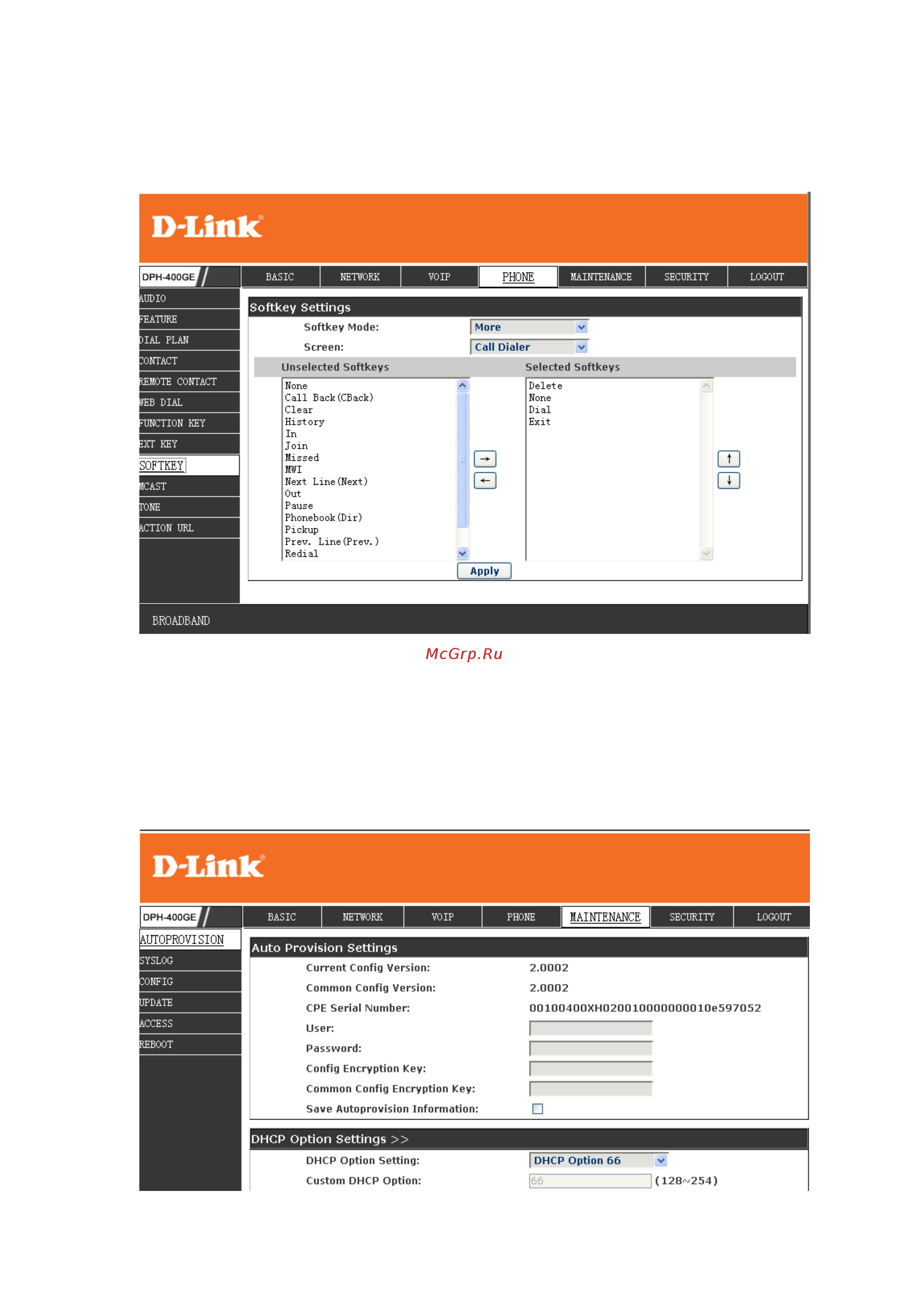 D-Link DPH-400GE [79/96] Maintenance
