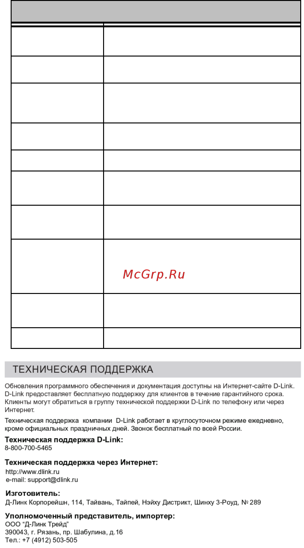 D-Link Proj rps для dmc-1000 DMC-1001/A4A Краткое руководство по установке онлайн [9/9] 822451