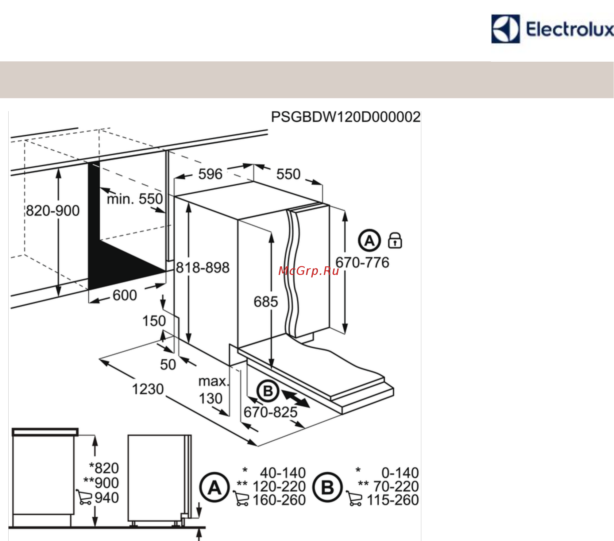 Electrolux EEC987300L Технические характеристики онлайн [2/2] 386775