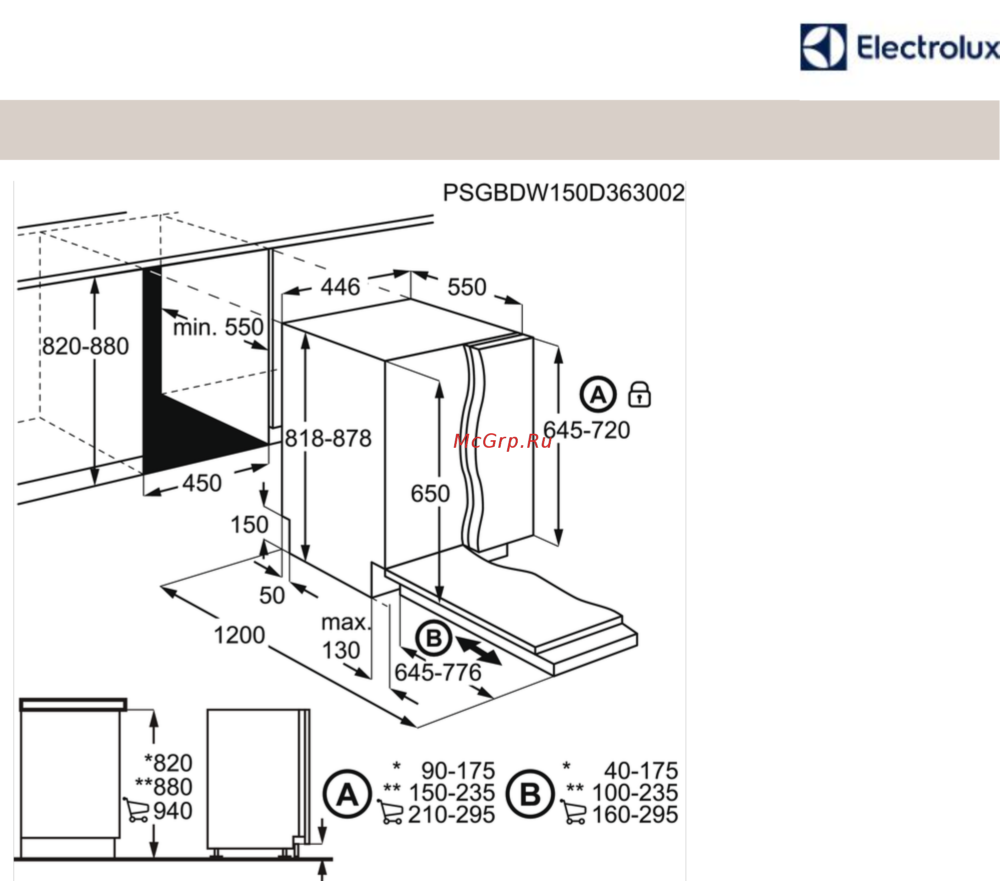 Electrolux ESL94320LA Технические характеристики онлайн [2/2] 386804