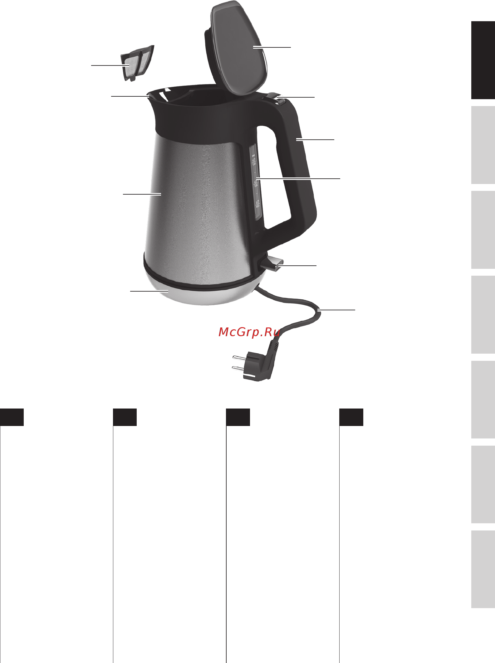 Electrolux EEWA5300 [3/72] Komponenter