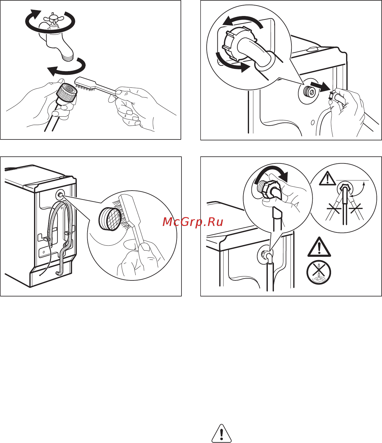 Electrolux EWT1064ERW 18/48 Назарыңызда болсын құрылғыдағы су ыстық болса су төг