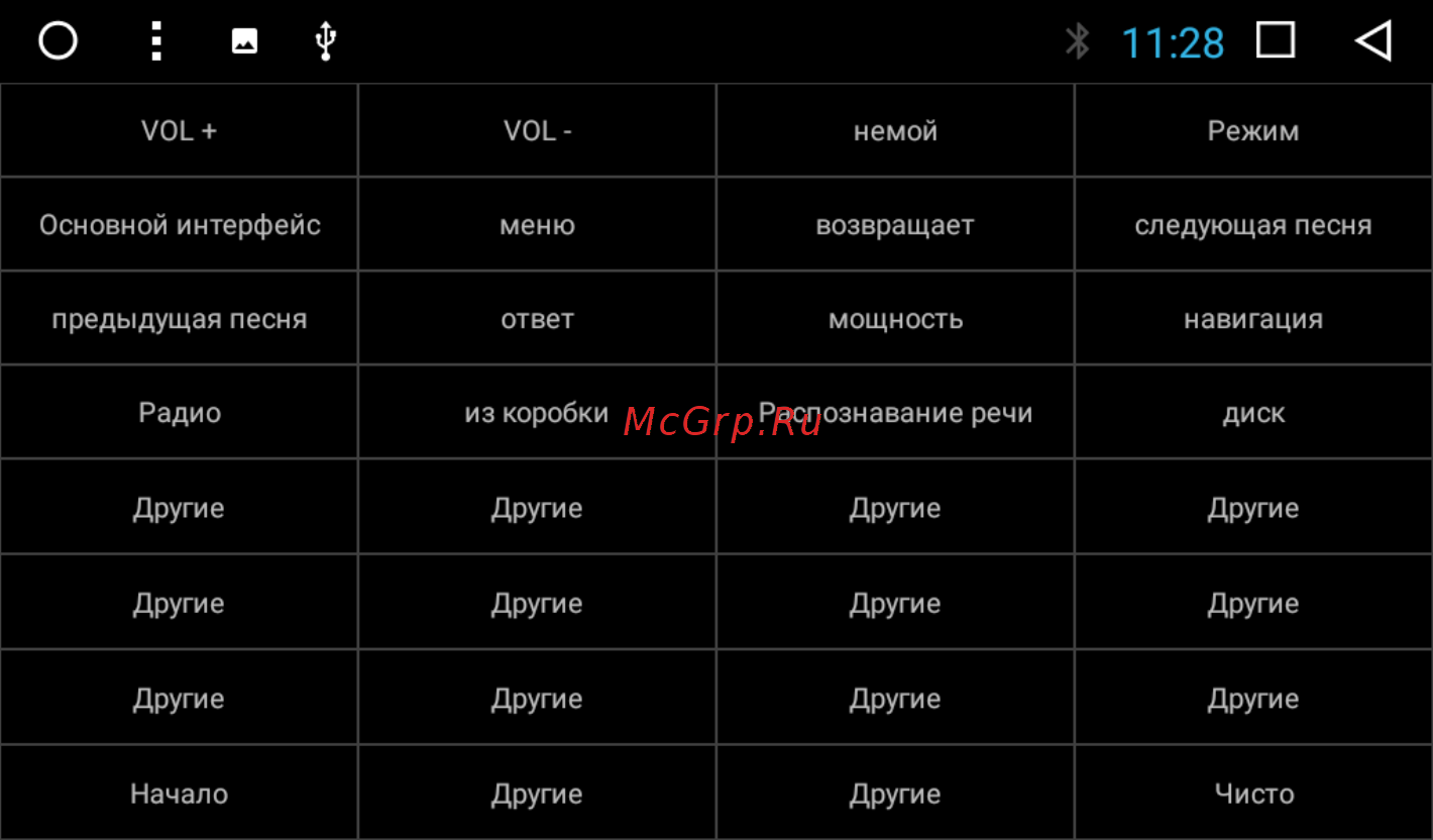 MyDean A407 [28/39] Настройка кнопок панели