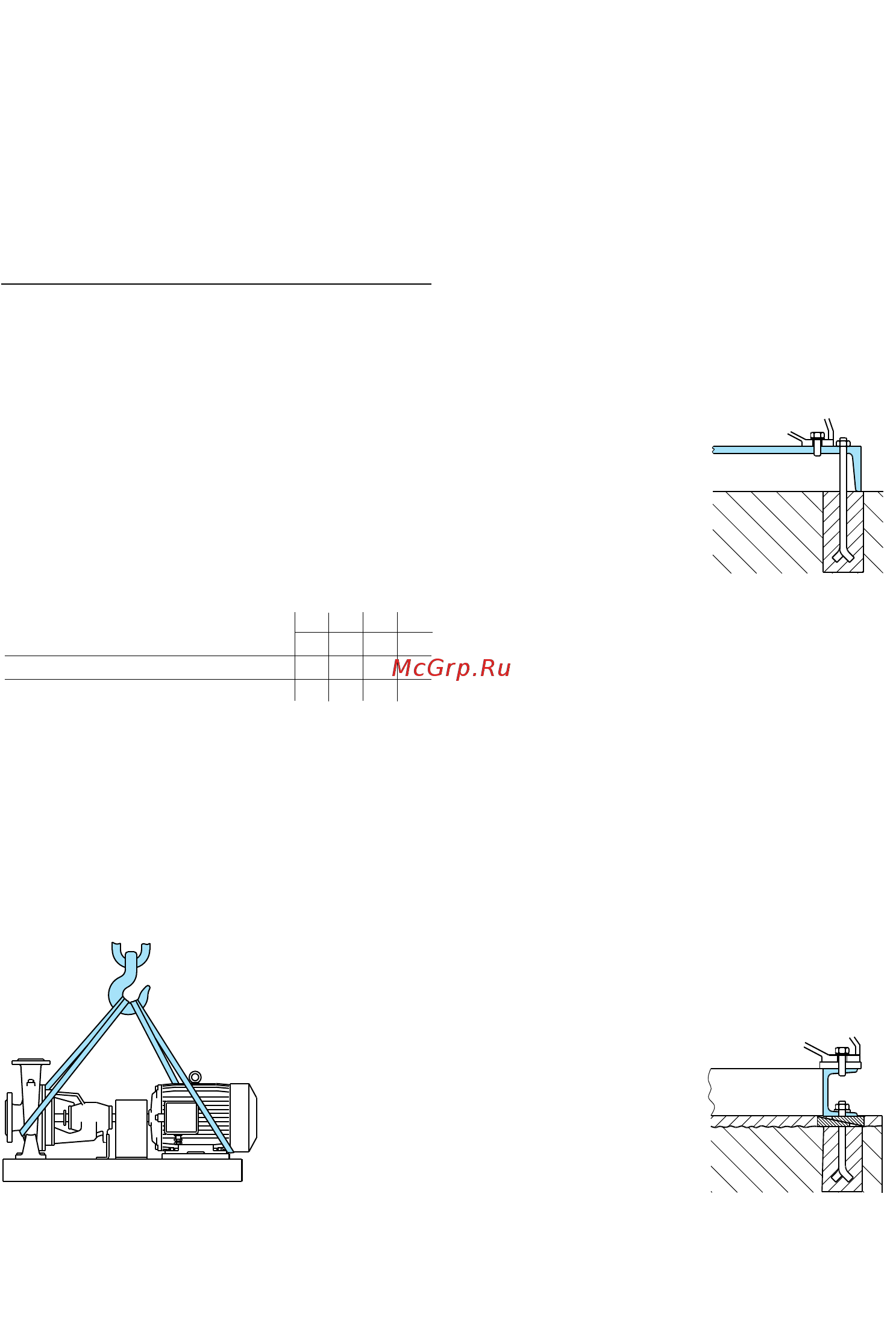 CALPEDA B-N 50M/C/A [14/44] Fundamentgestaltung