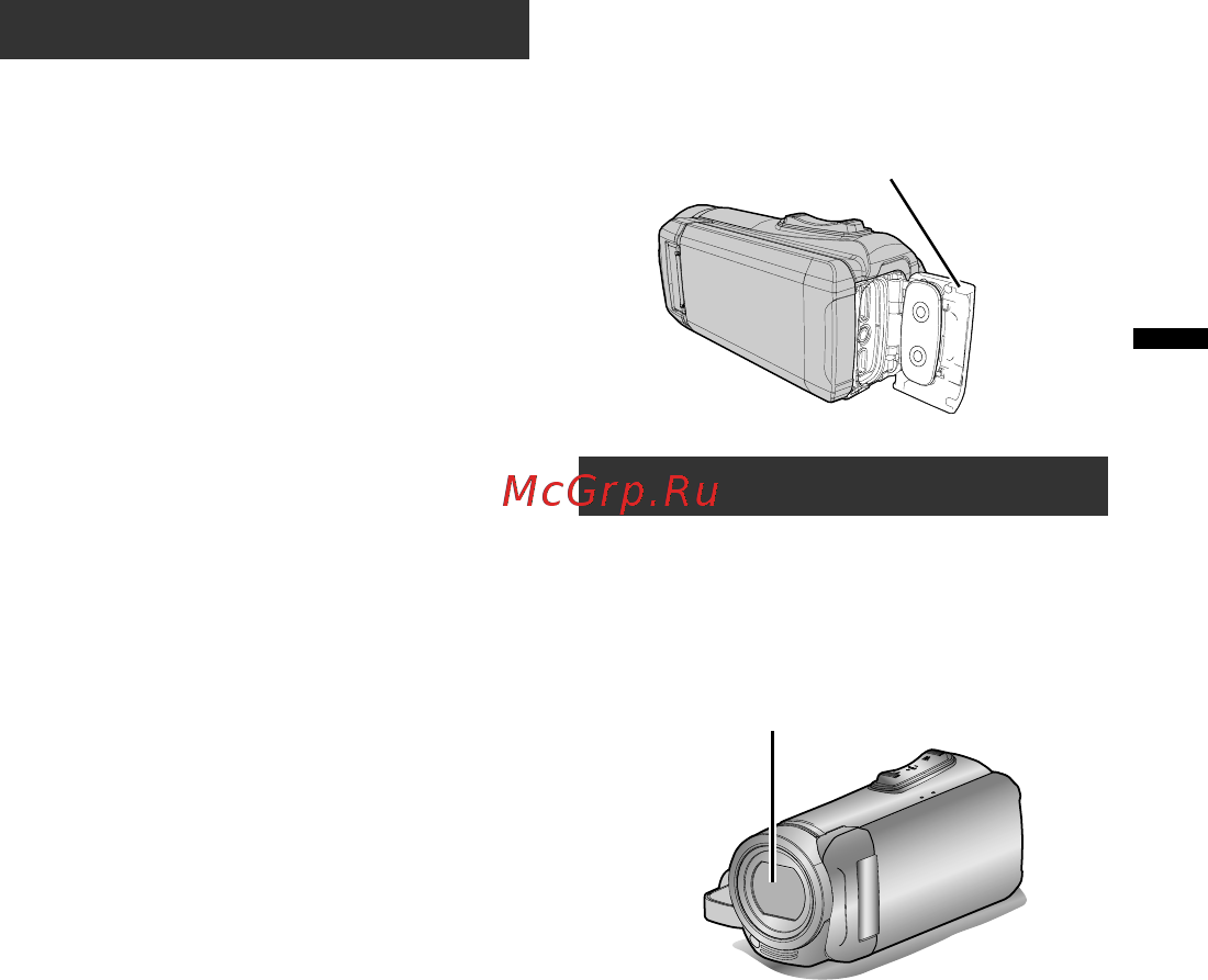 JVC GZ-R445BEU [5/92] Bescherming van de lens