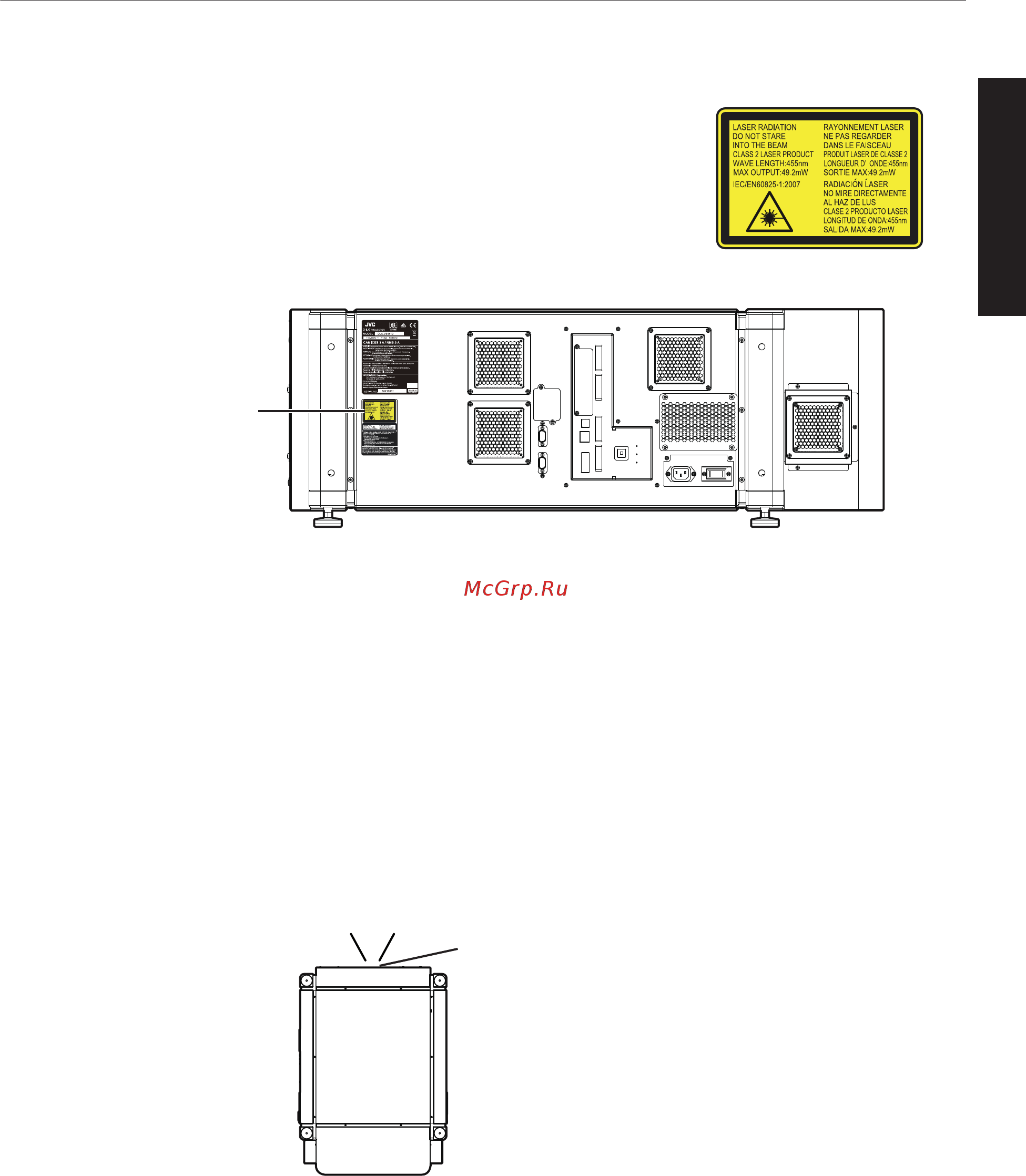 JVC DLA-VS4810 [5/64] For the customers in the u s a and canada caution