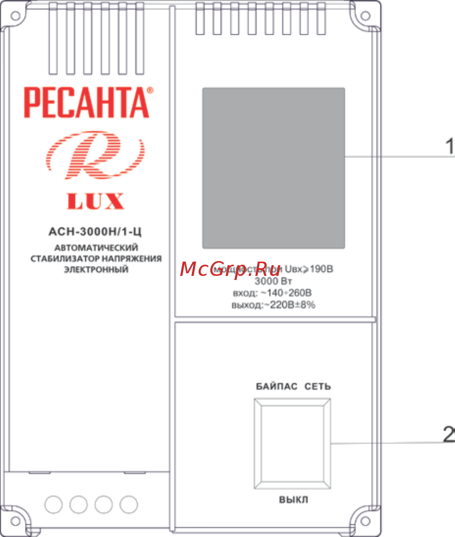 Ресанта АСН-2000 Н/1-Ц [9/20] Подготовка к работе и порядок работы