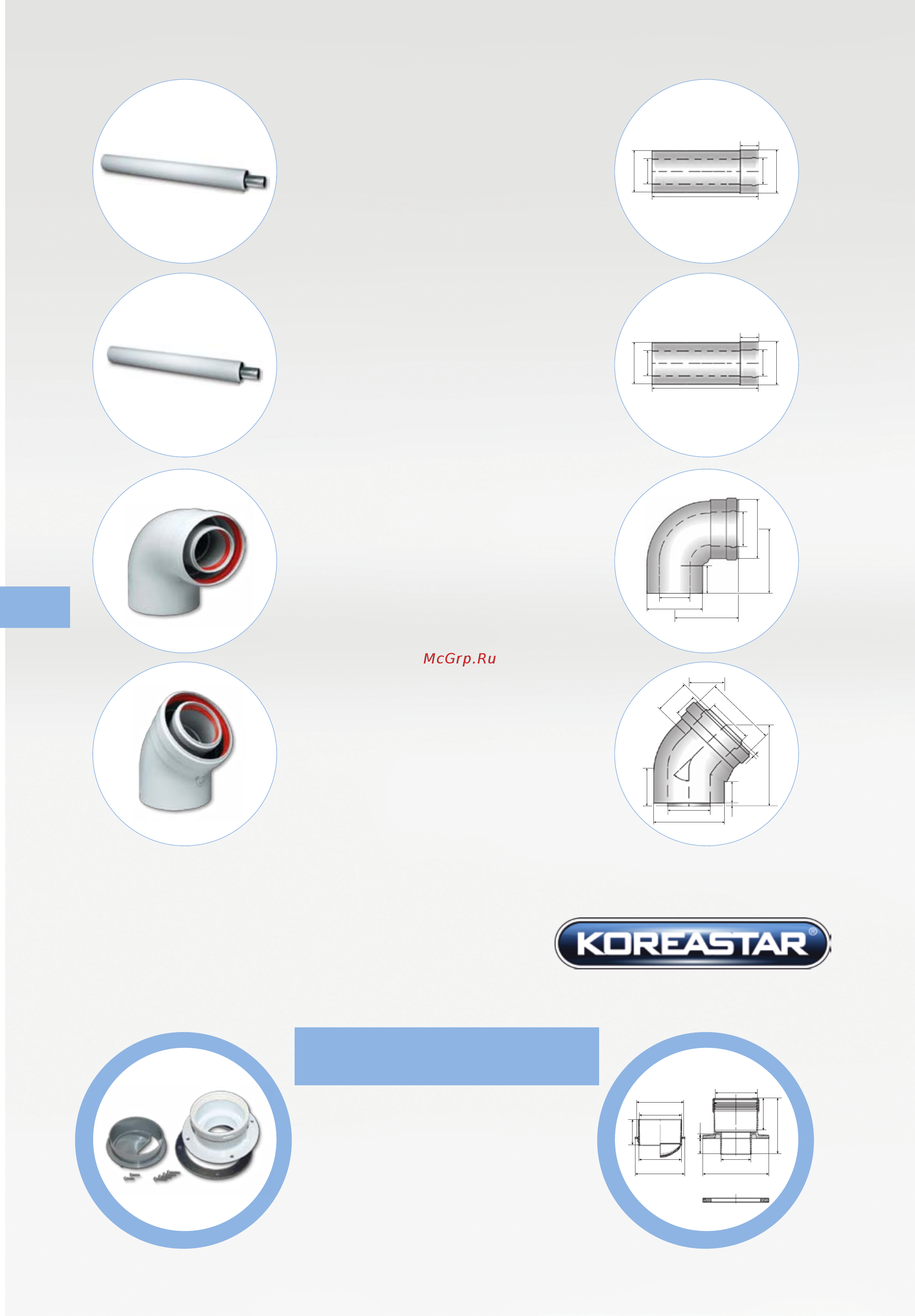 Koreastar Ace 28A Atmo [50/72] Элементы раздельной системы дымоудаления