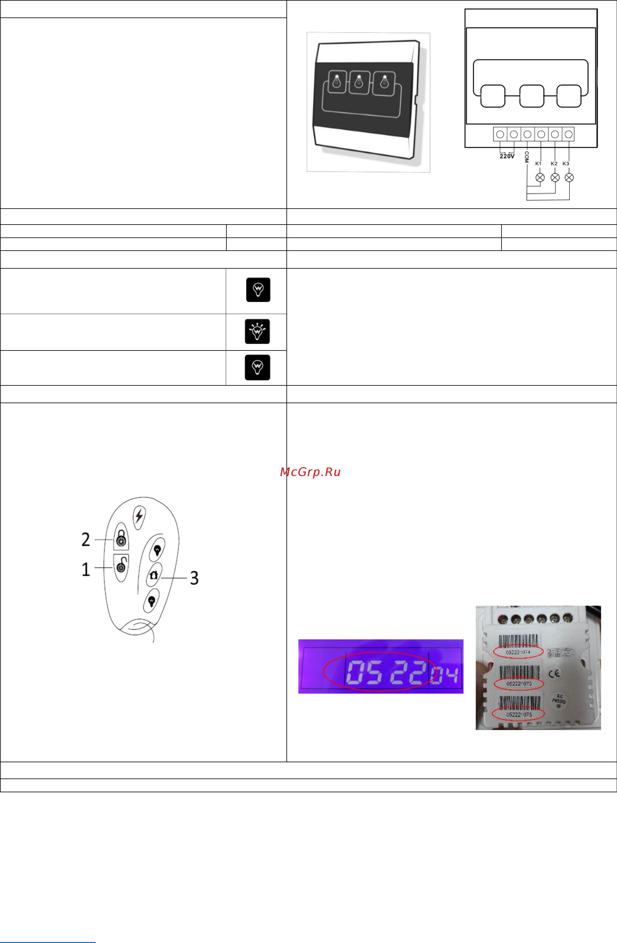 Viguard SWITCHER Инструкция SWITCHER онлайн