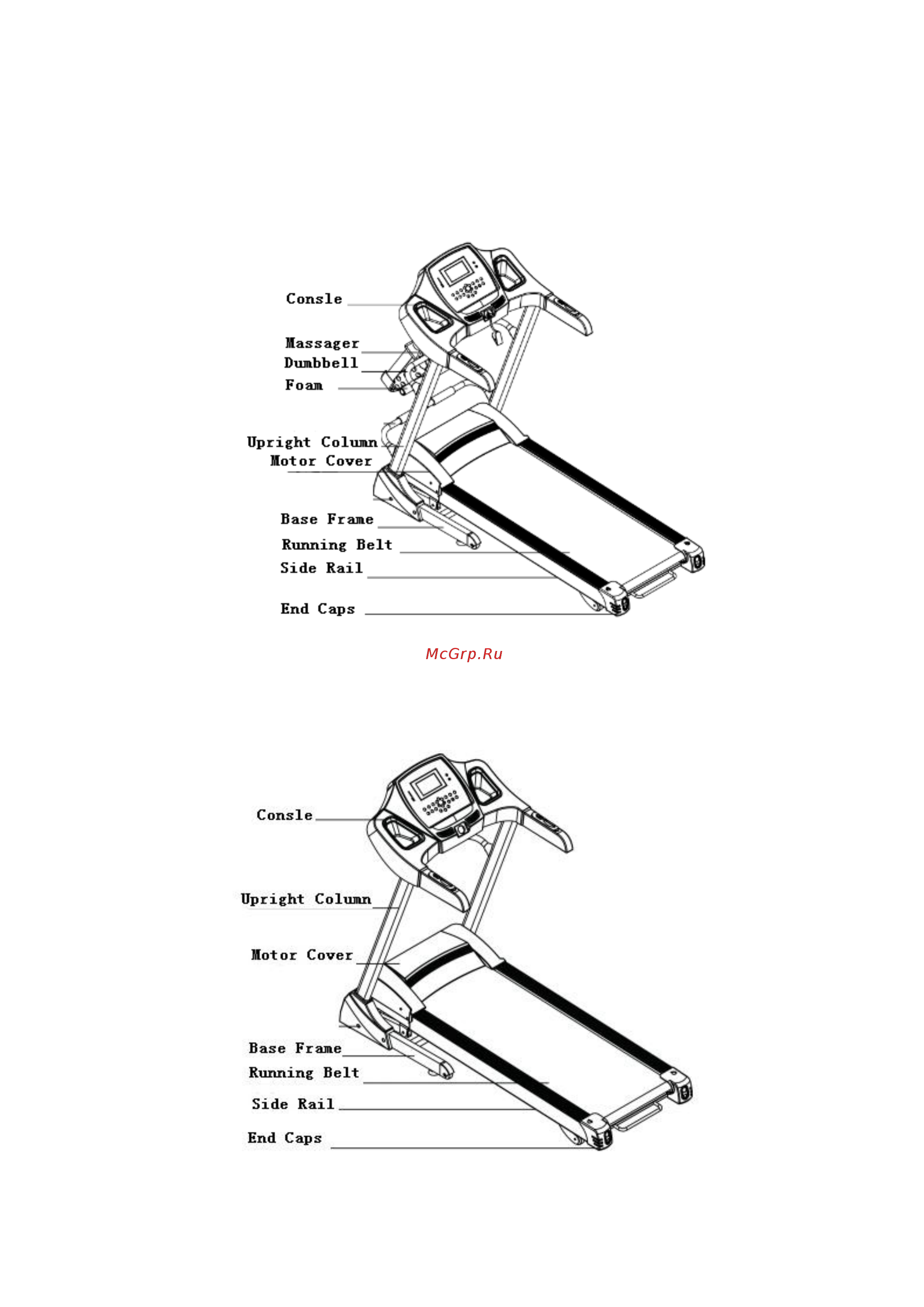 Unixfit MX-450V [3/22] A многофункциональная дорожка