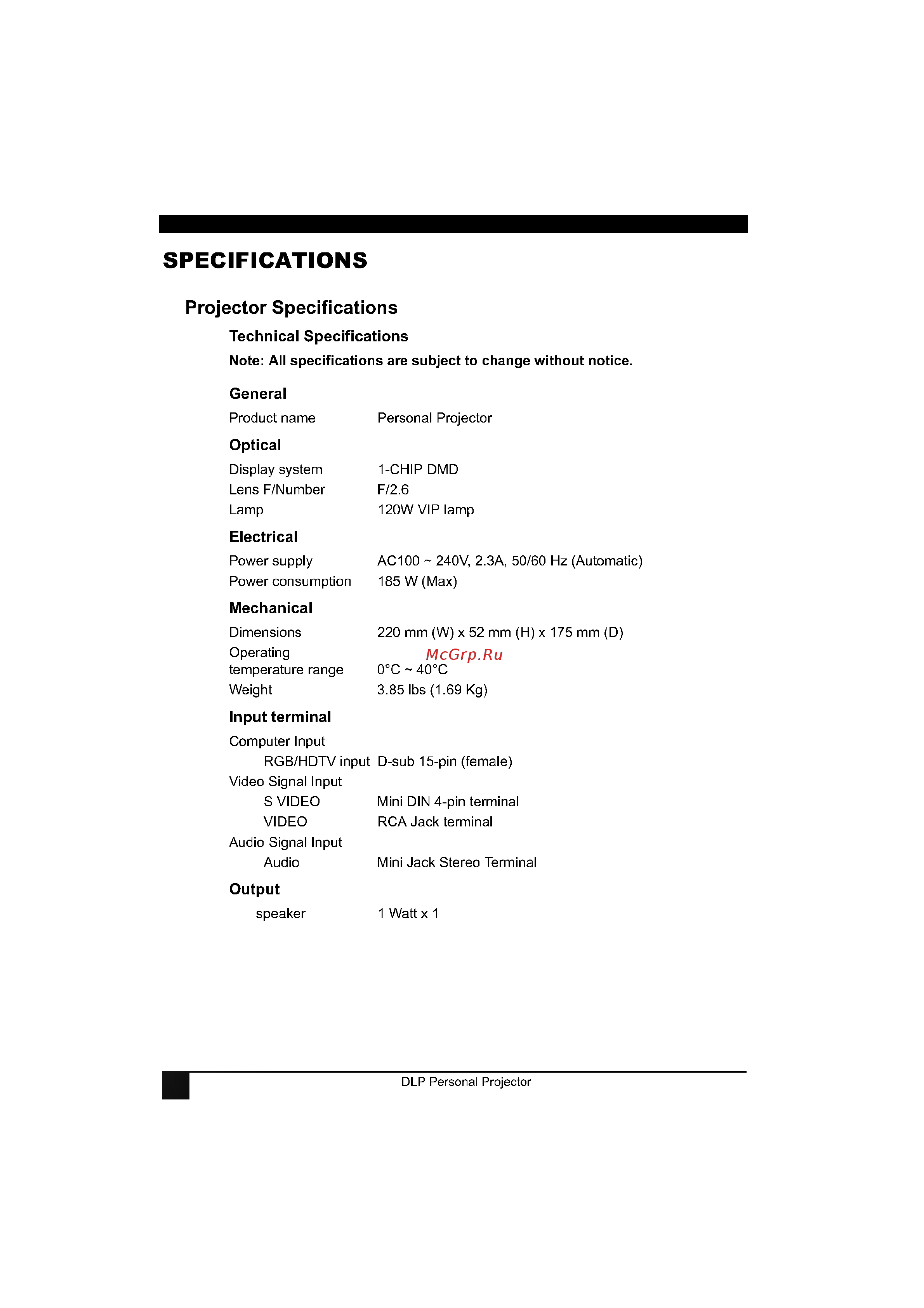 LG RD-JT21 [26/28] Opt i cal