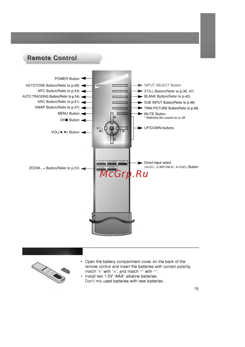 LG RL-JA20