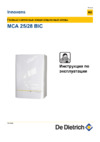 De Dietrich MCA 25/28 BIC Инструкция по эксплуатации