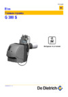 De Dietrich G 300 S Инструкция по монтажу