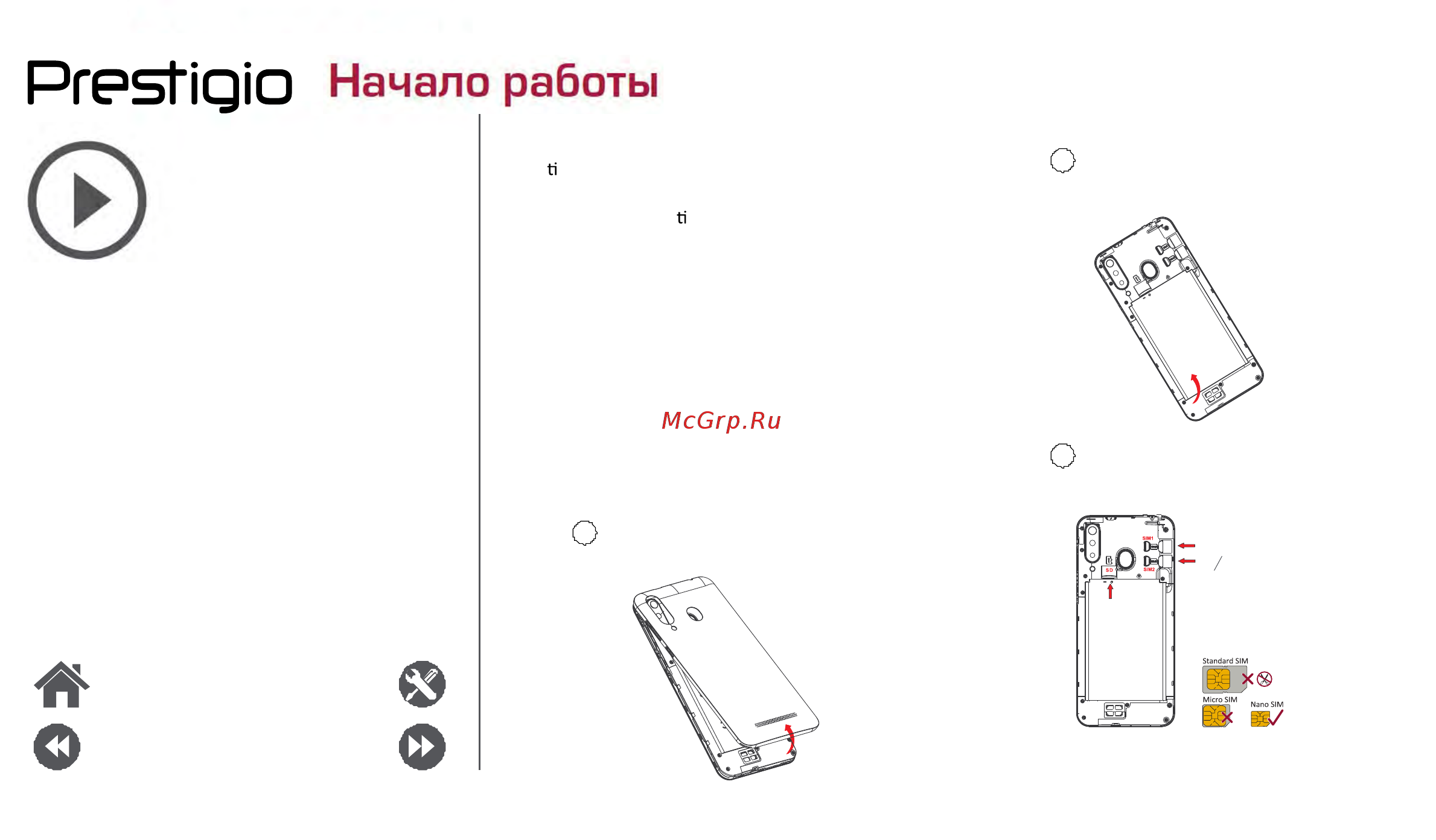 Prestigio S MAX PSP7610DUO [4/39] Начало работы