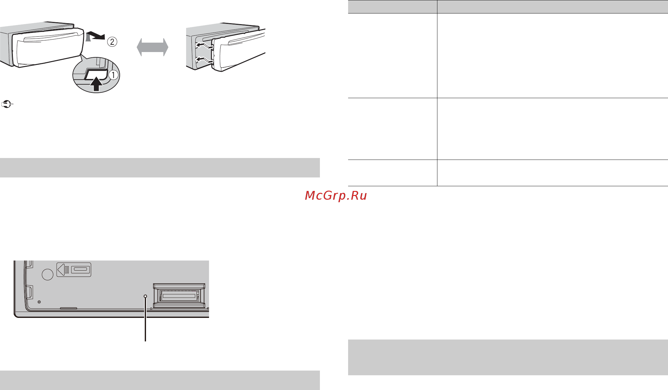 Pioneer DEH-S410BT [4/28] Кнопка reset