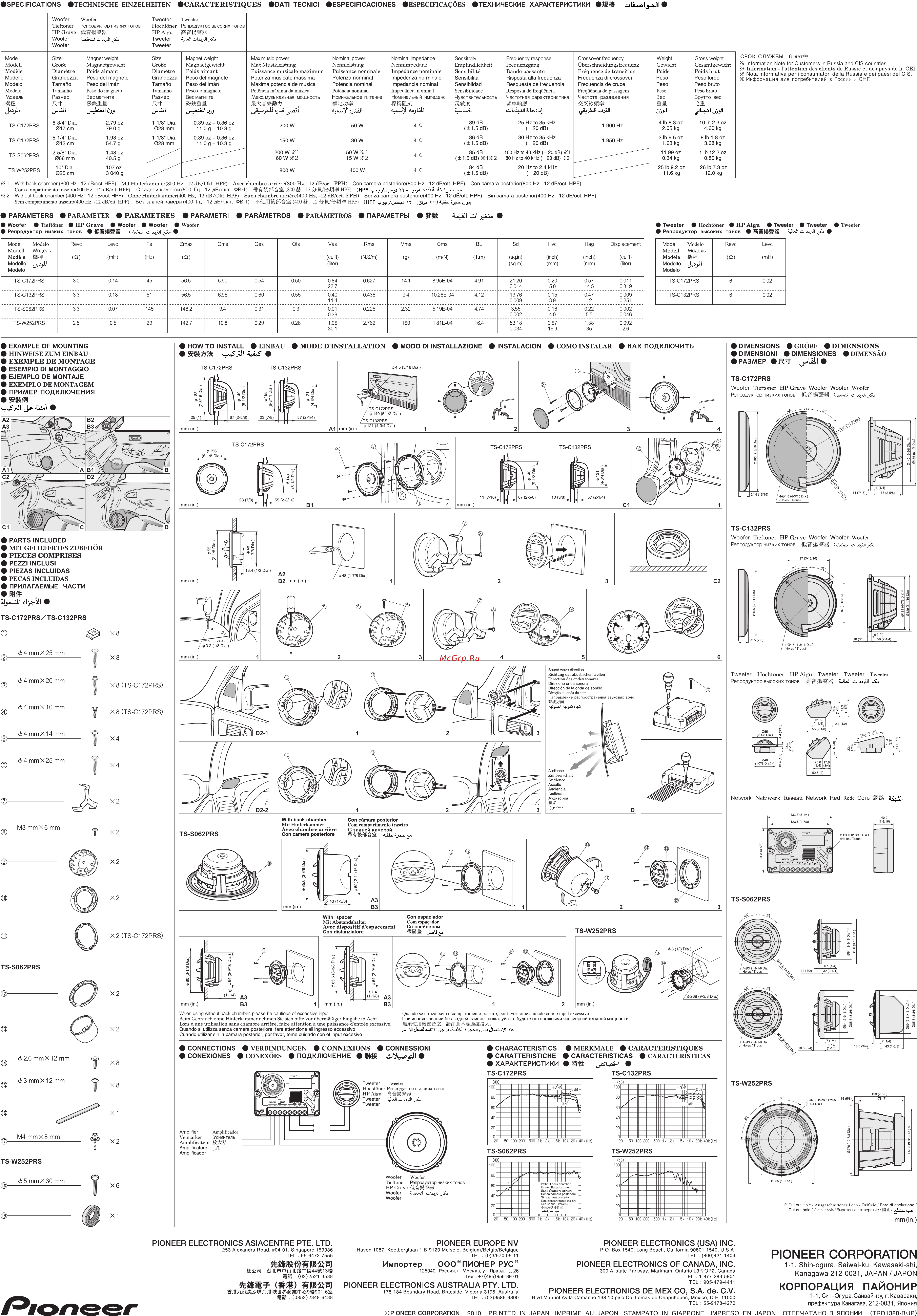 Pioneer TS-W252PRS [2/2] Trd1388 b_jp裏_out pdf