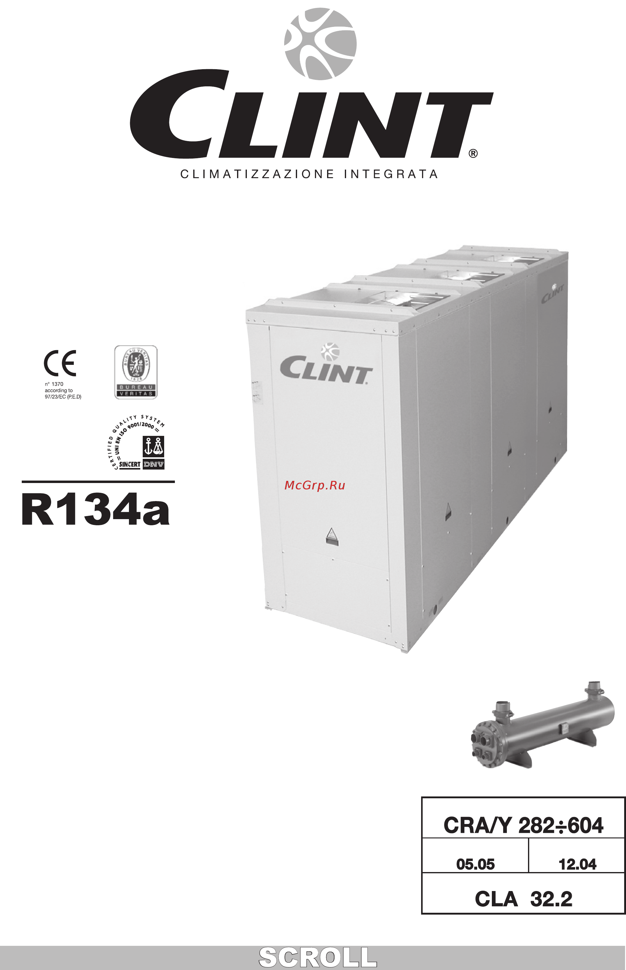 CLINT CRA/Y 524 Инструкция по эксплуатации онлайн