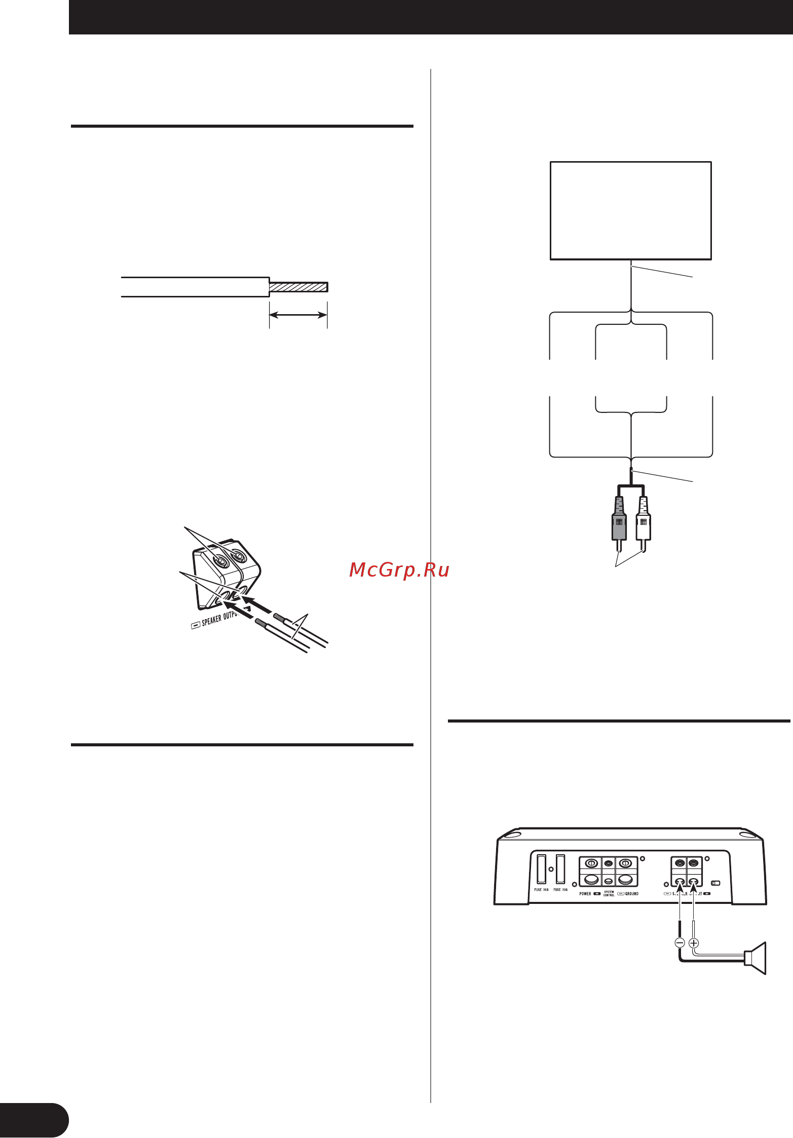 Pioneer GM-D8400M [10/86] Connecting the unit