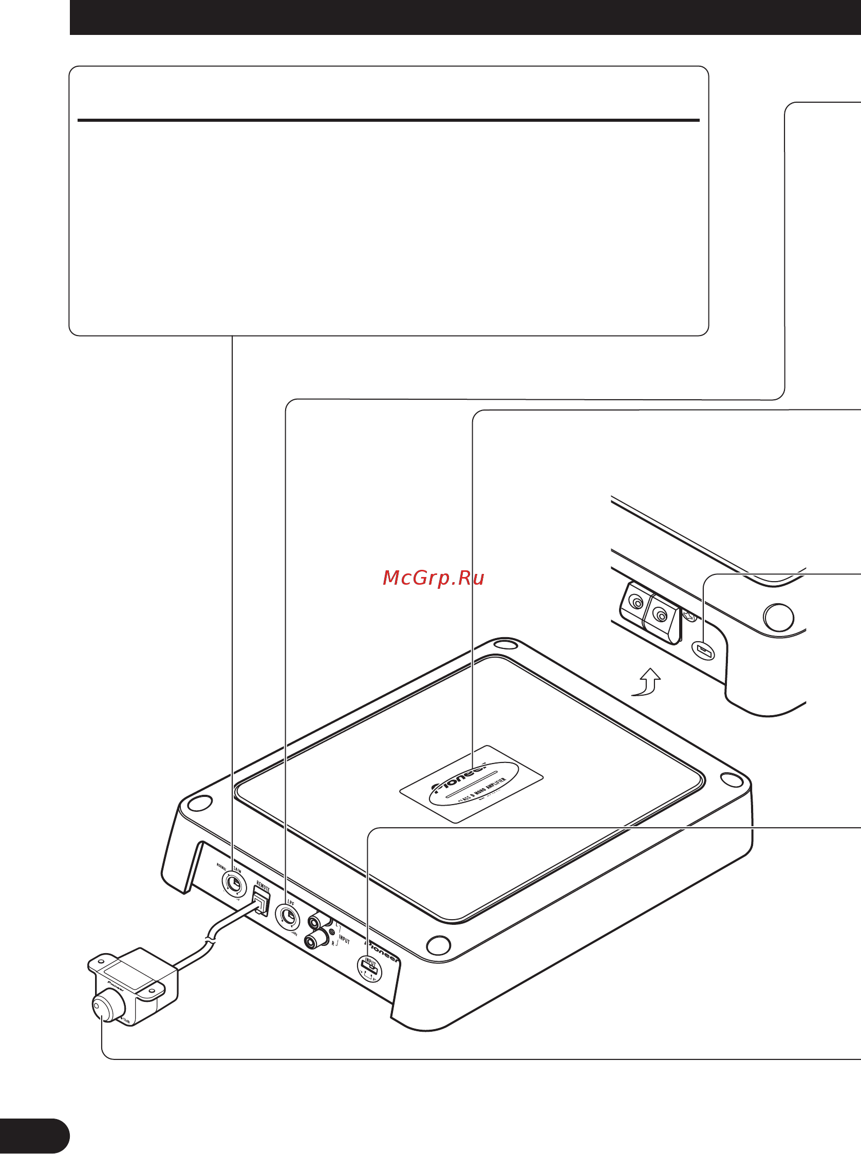 Pioneer GM-D8400M [40/86] Réglage de l appareil