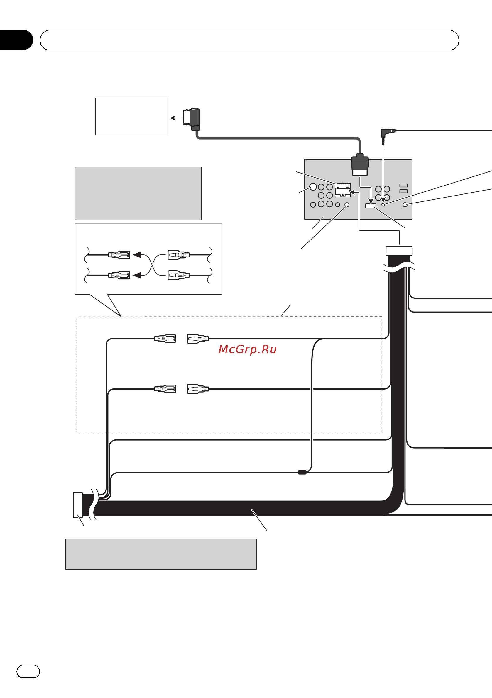 Pioneer AVH-8400BT [4/88] Connecting the units