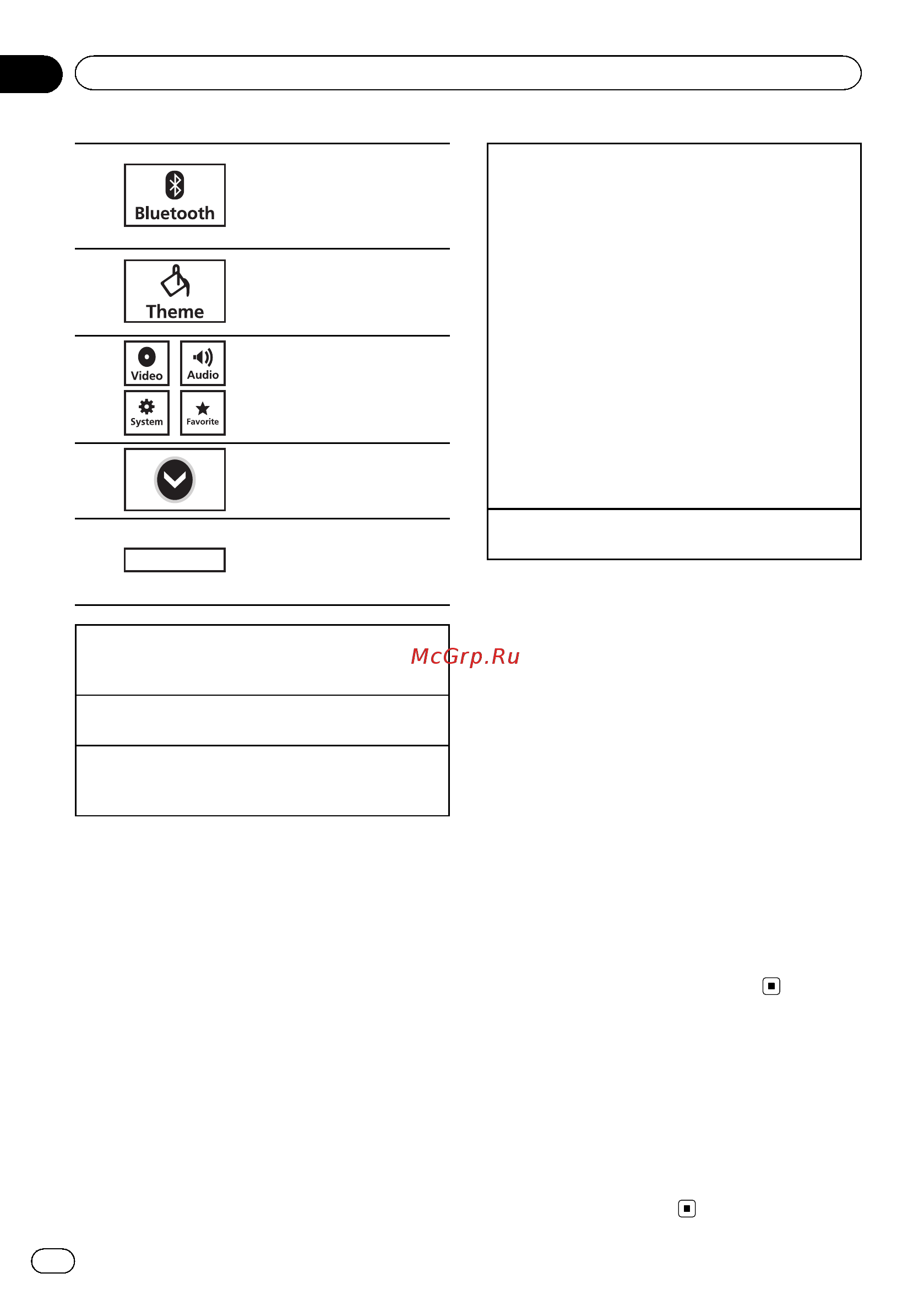 Pioneer AVH-8400BT [10/88] Basic operations