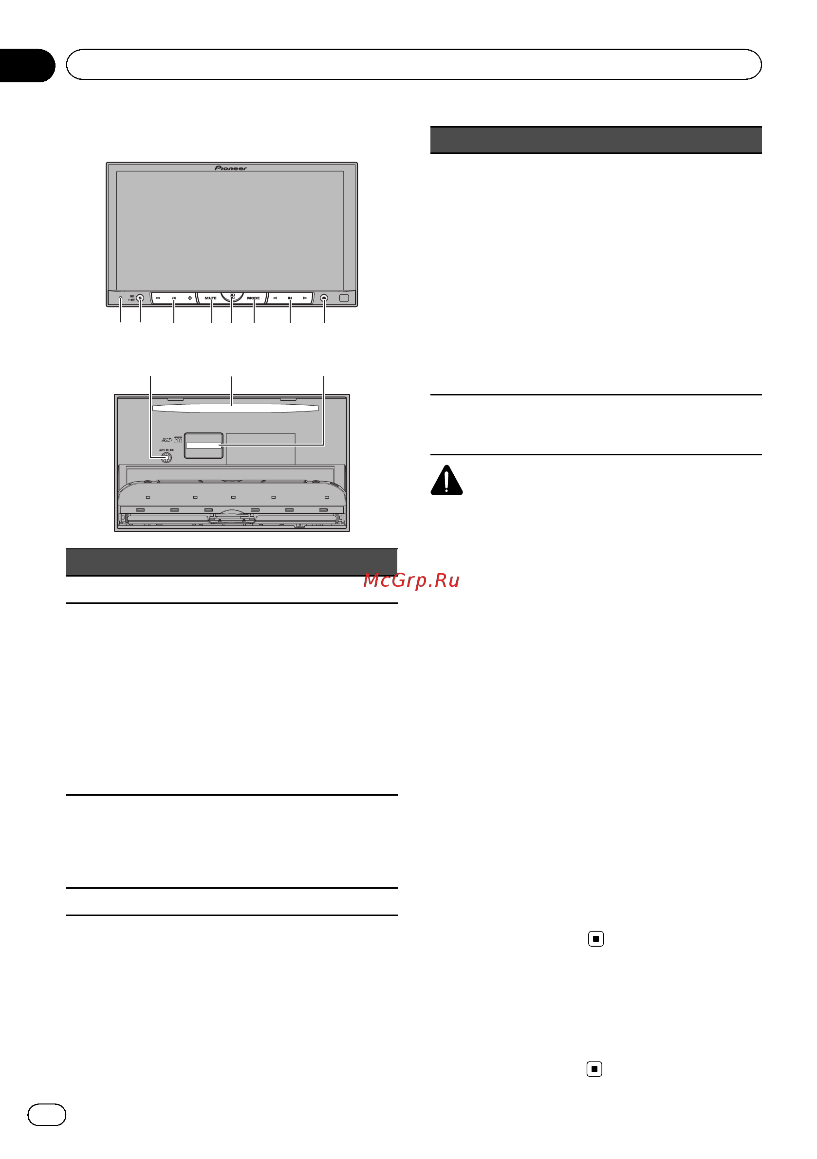 Pioneer AVH-8400BT [8/88] What s what