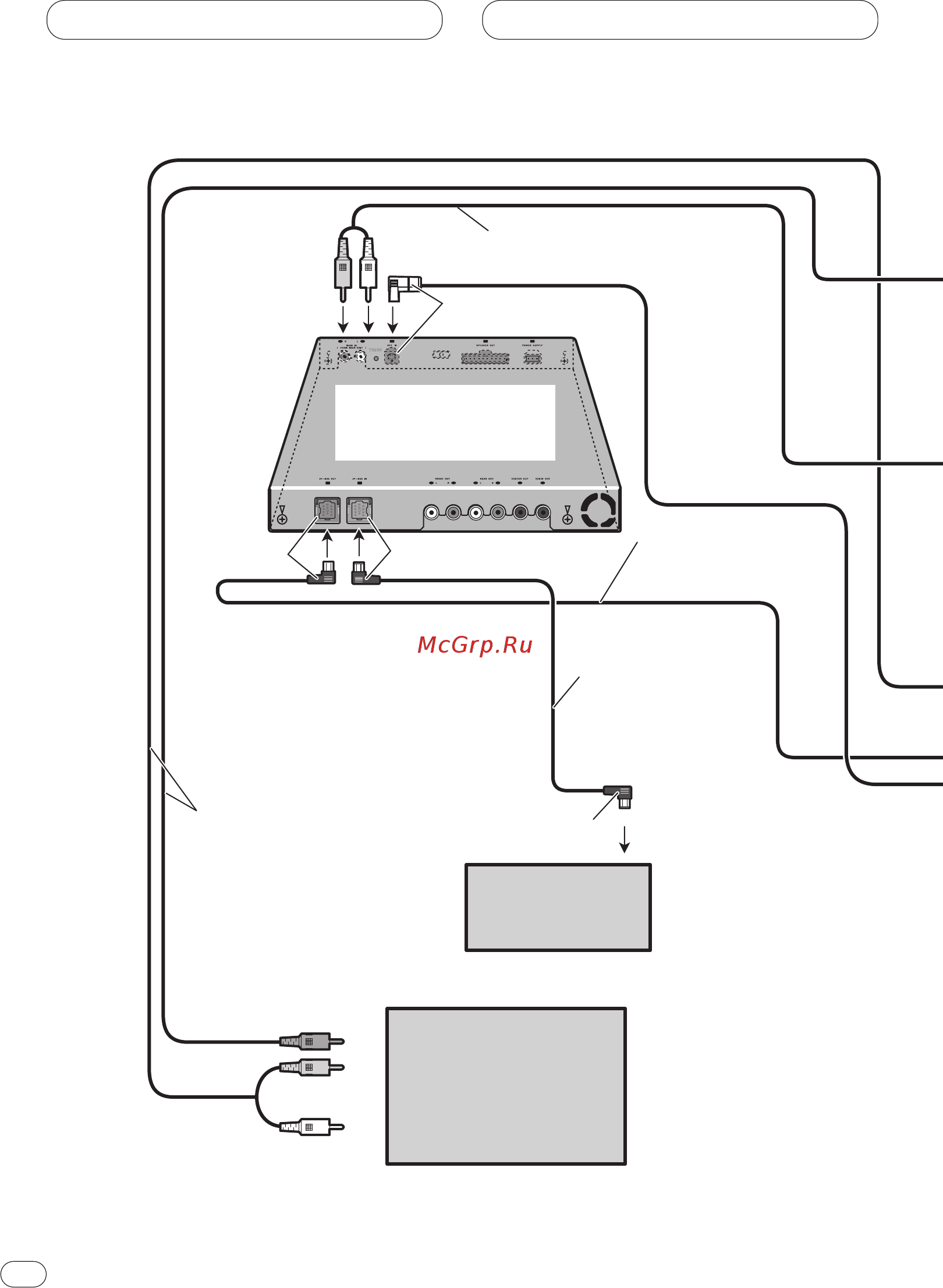 Pioneer DVH-P5000MP [8/88] Connecting the units