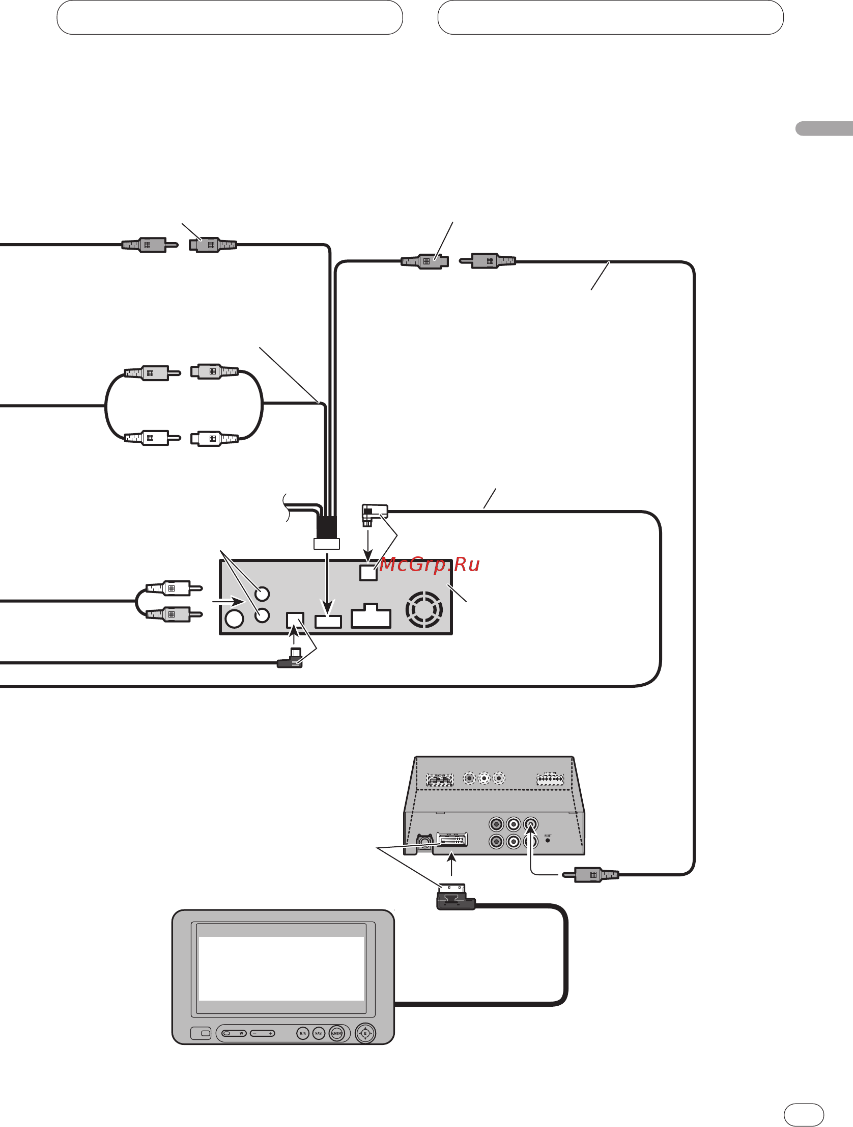 Pioneer DVH-P5000MP [9/88] Connecting the units