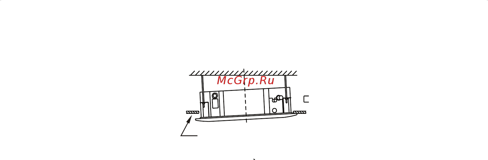 Carrier 40VX006H11200010 [9/17] Подключите разъем привода заслонки декоративной панели к ответной части на блоке 4 установите воздухозаборную решетку выполните п в обратном порядке