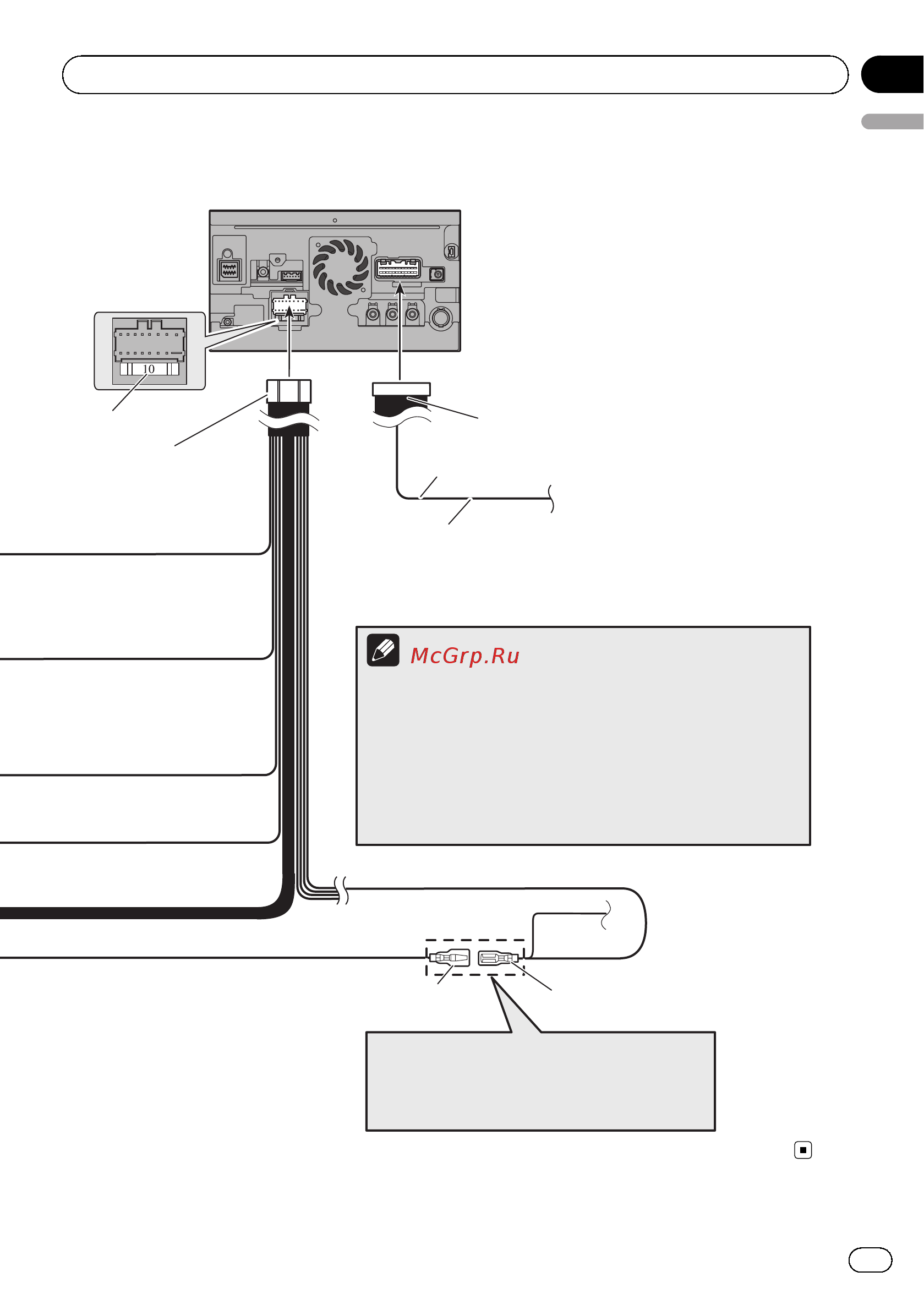 Pioneer AVIC-F40BT [11/172] Connecting the system