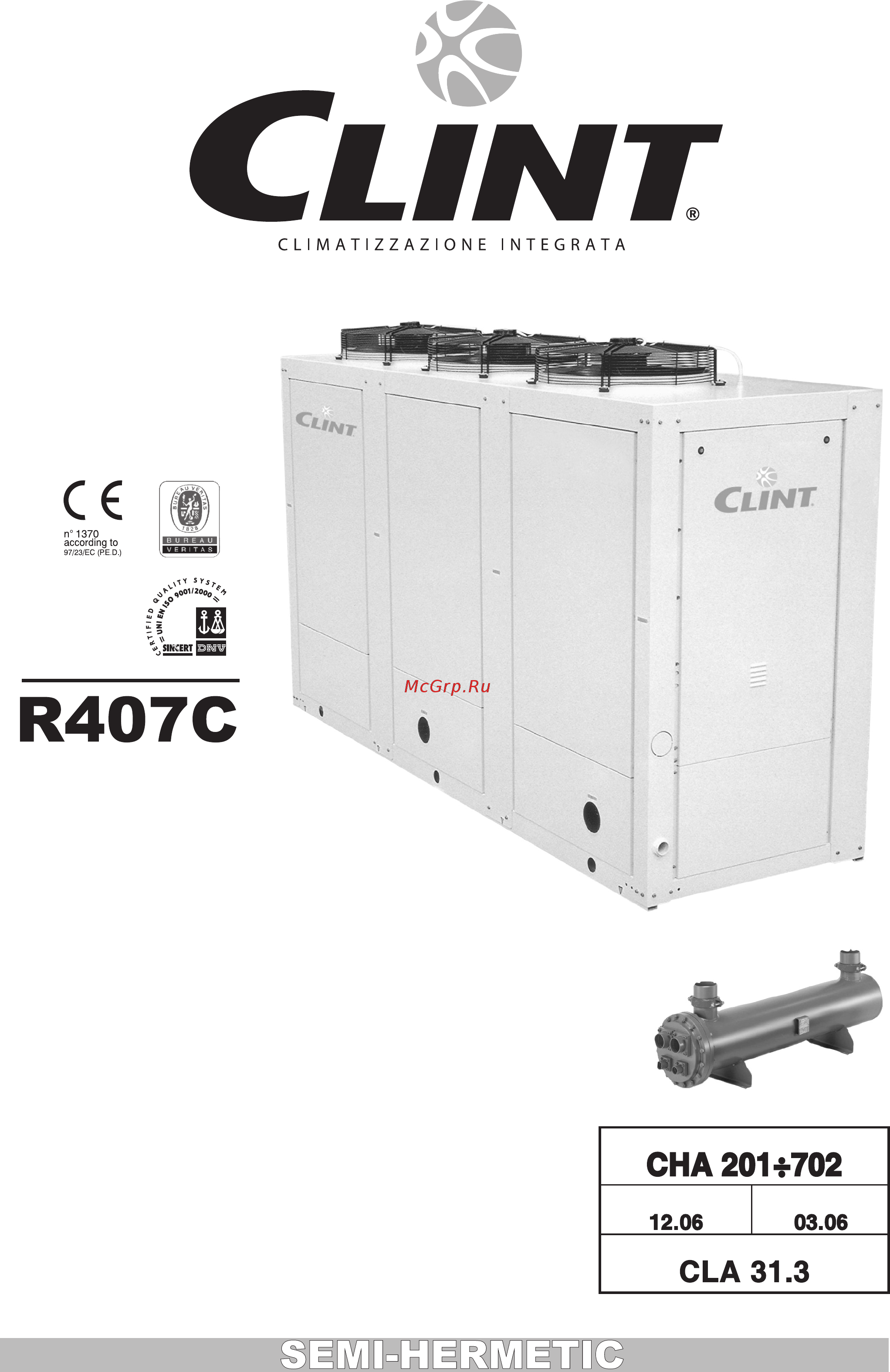 CLINT CHA 401 Инструкция по эксплуатации онлайн