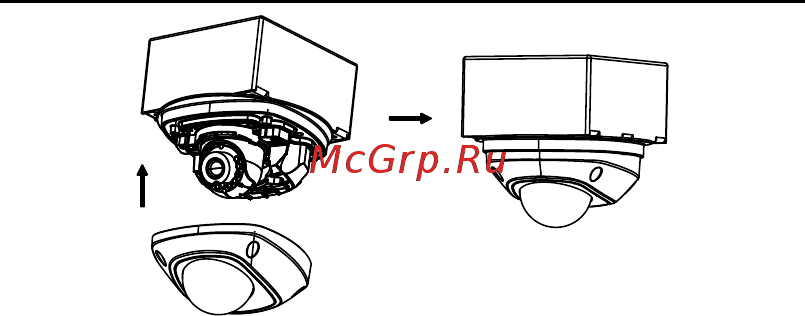 Hikvision DS-2CD2523G0-IS (2.8 мм) [20/41] Установка с потолочным кронштейном