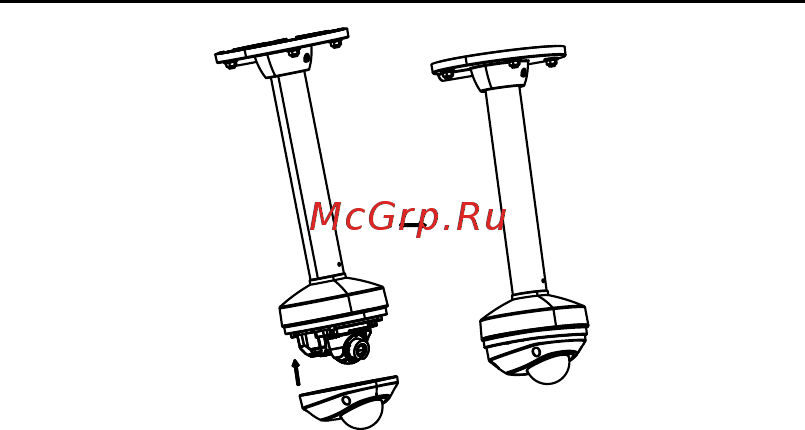 Hikvision DS-2CD2523G0-IS (2.8 мм) [22/41] Установка с настенным кронштейном