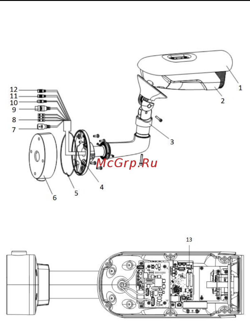 Hikvision DS-2CD4635FWD-IZHS [10/28] Описание внешнего вида