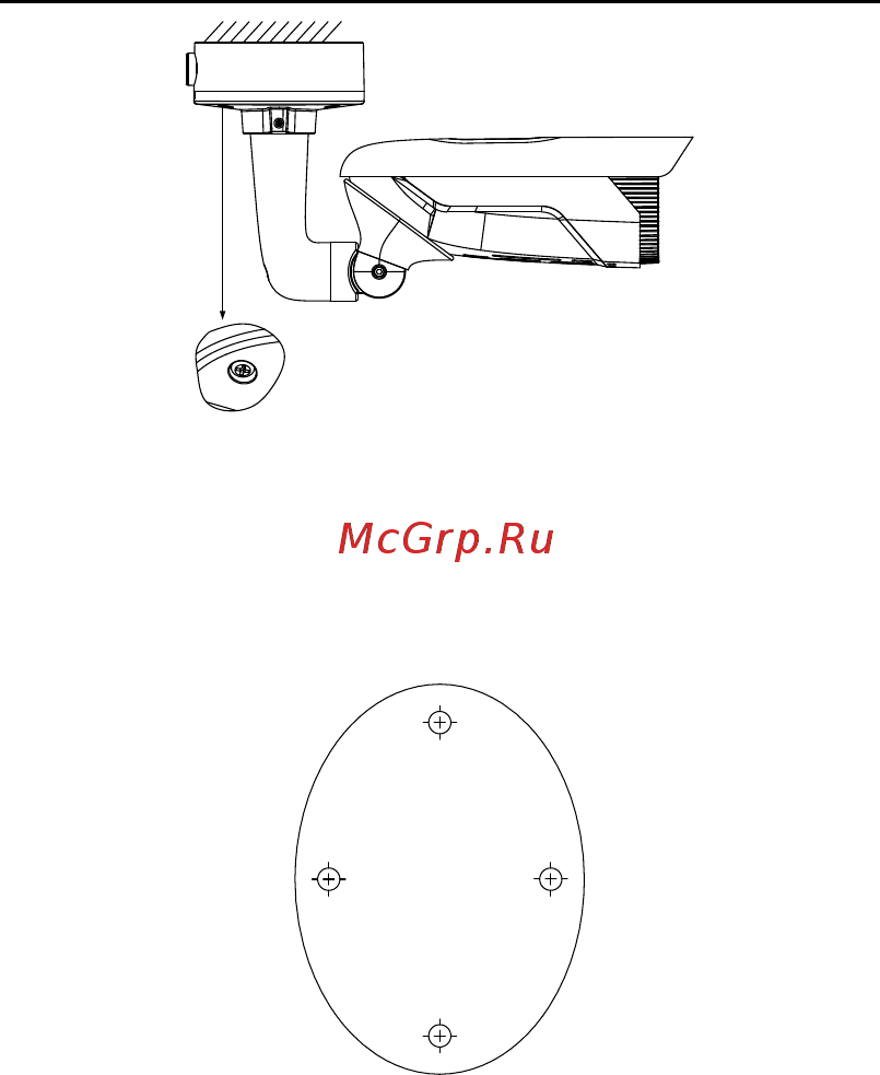Hikvision DS-2CD4665F-IZHS [15/28] Установка на стену
