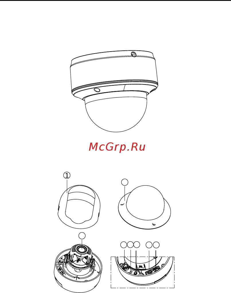 Hikvision DS-2CD4135FWD-IZ [10/35] Описание внешнего вида