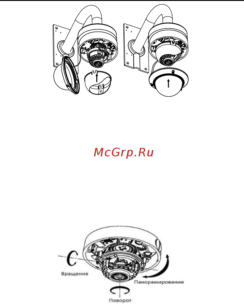 Hikvision DS-2CD4126FWD-IZ [25/35] Регулировка угла наблюдения и фокуса