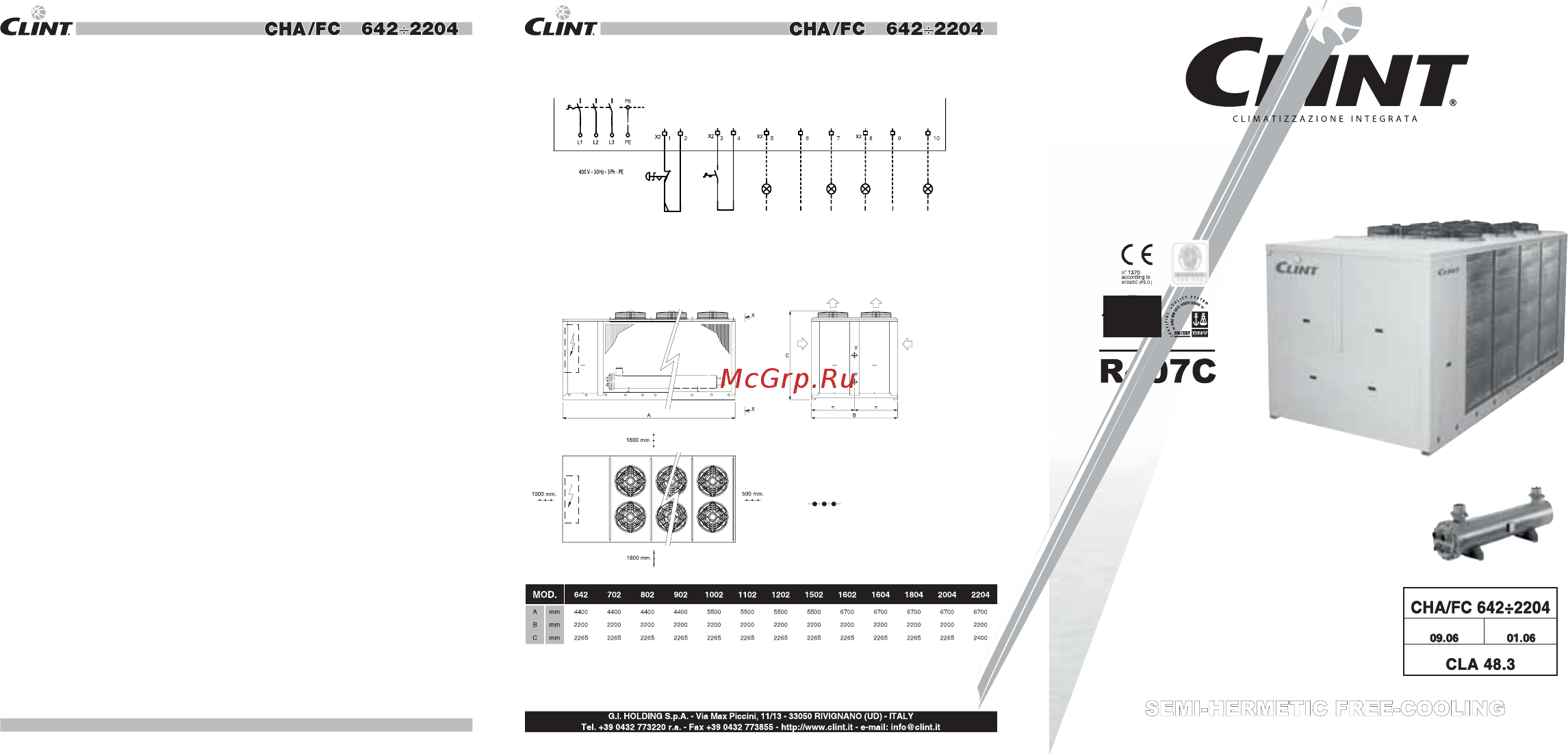 CLINT CHA/FC 802 Инструкция по эксплуатации онлайн